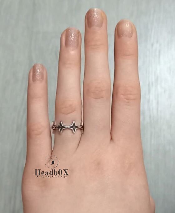 Jewelry Minimalist Irregular Stars Ring Size ONE SIZE - 3 Thumbnail