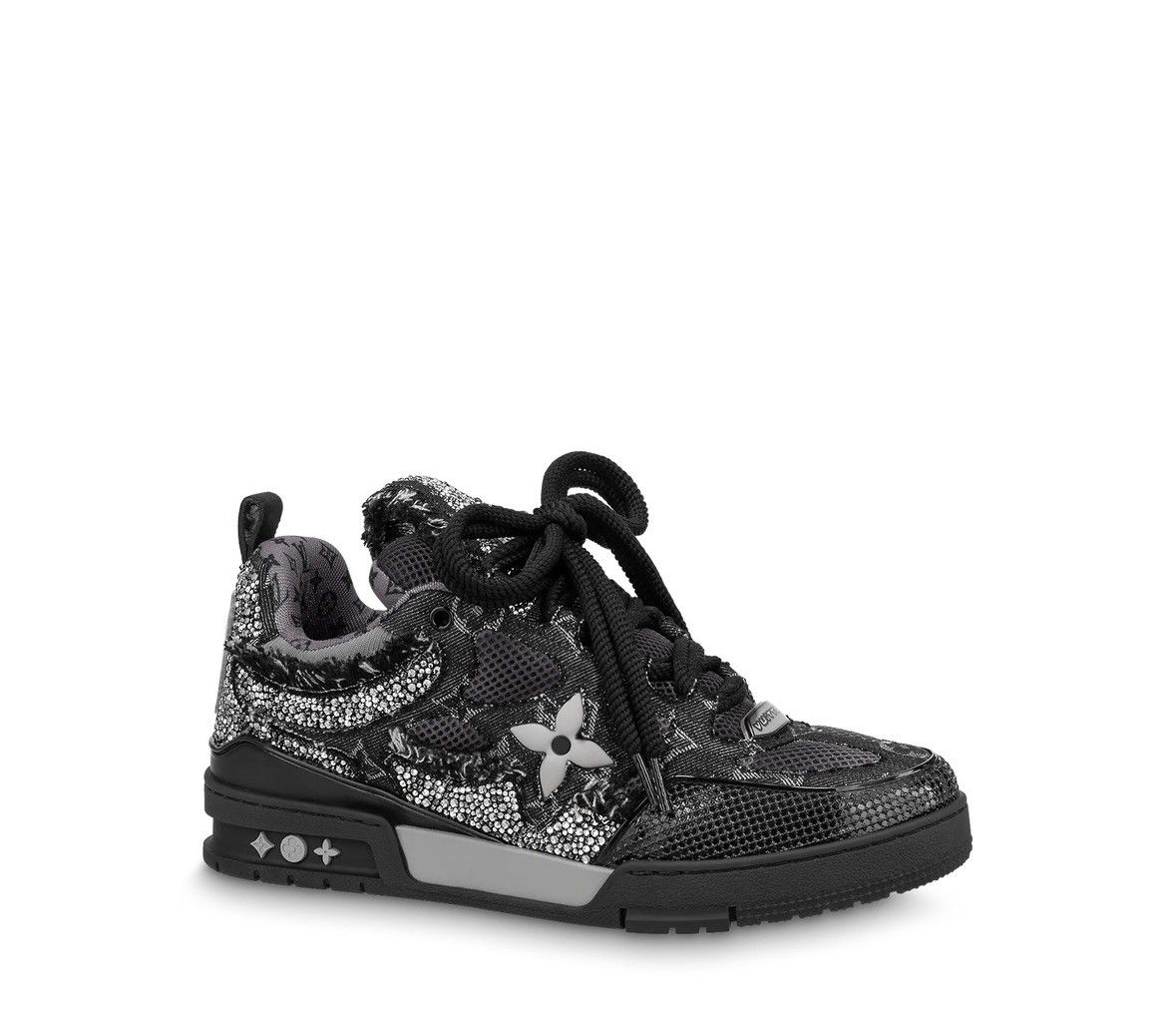 Louis Vuitton LV SKATE SNEAKER sparkling Swarovski™ crystals | Grailed