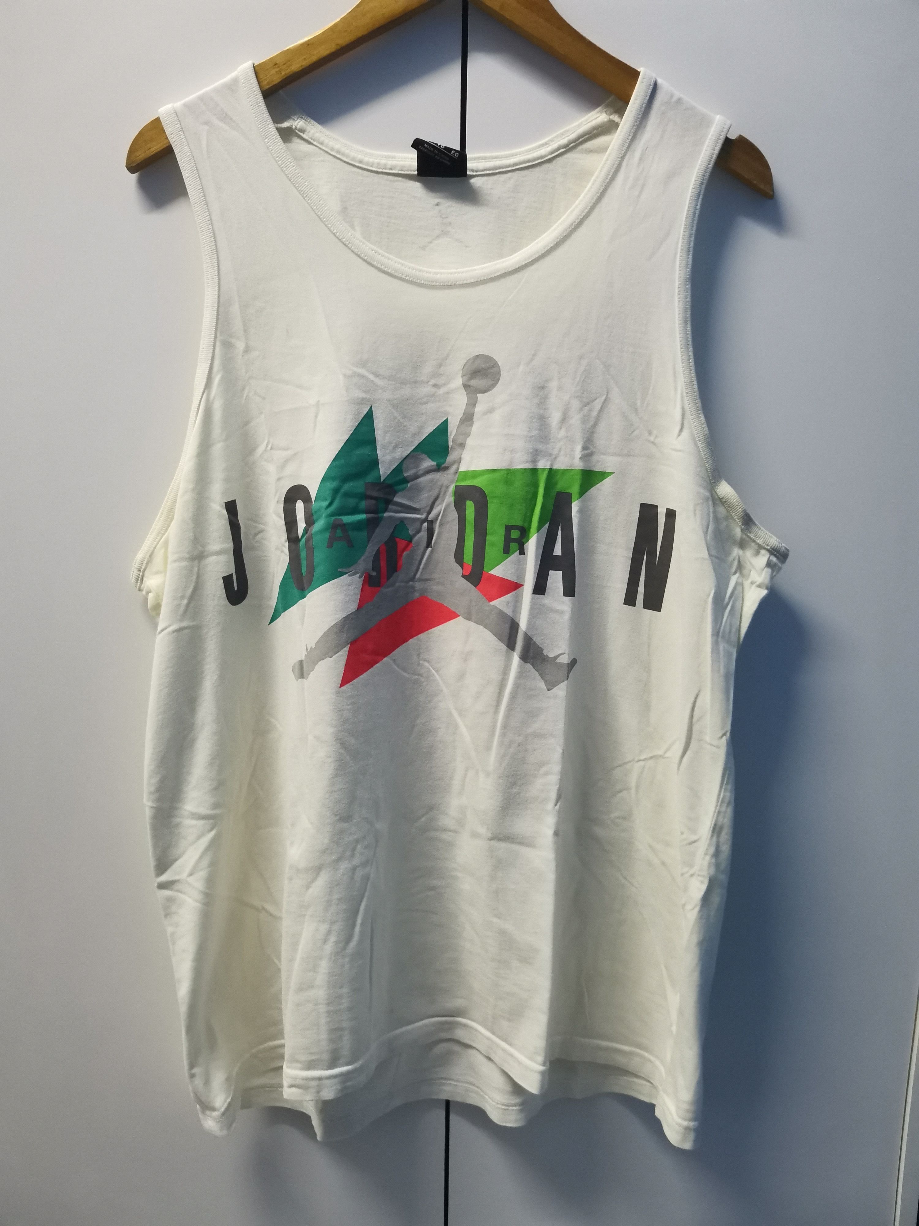 Jordan Brand Air Jordan Slam dunk Chicago Bull Sleeveless Vintage Style Size US XL / EU 56 / 4 - 2 Thumbnail