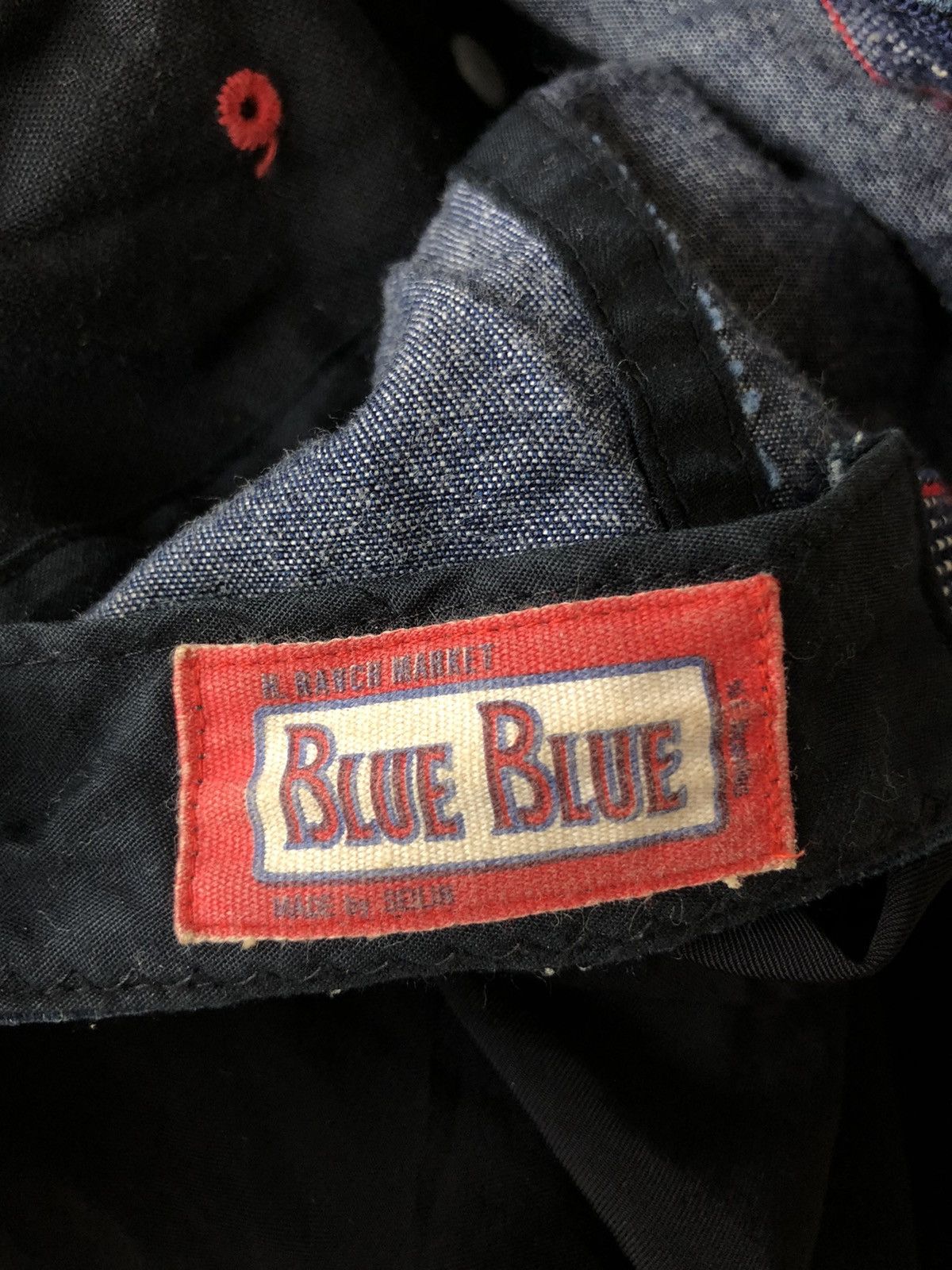 Blue Blue Japan Blue Blue 🇯🇵 Indigo Craft Dye Baseball Cap Hat Size ONE SIZE - 7 Thumbnail