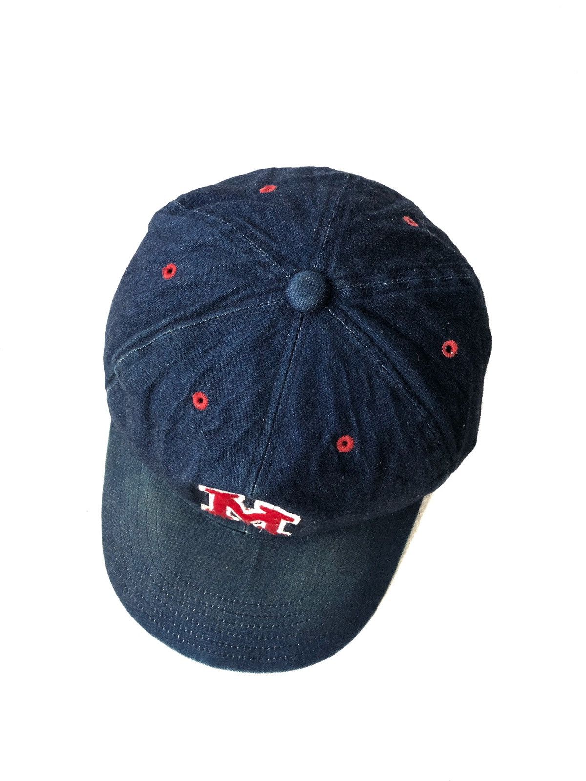 Blue Blue Japan Blue Blue 🇯🇵 Indigo Craft Dye Baseball Cap Hat Size ONE SIZE - 3 Thumbnail