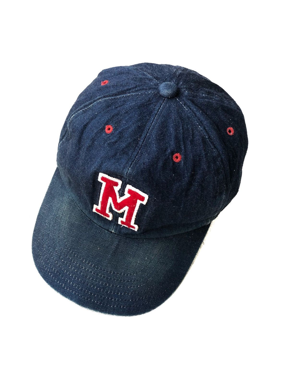 Blue Blue Japan Blue Blue 🇯🇵 Indigo Craft Dye Baseball Cap Hat Size ONE SIZE - 1 Thumbnail
