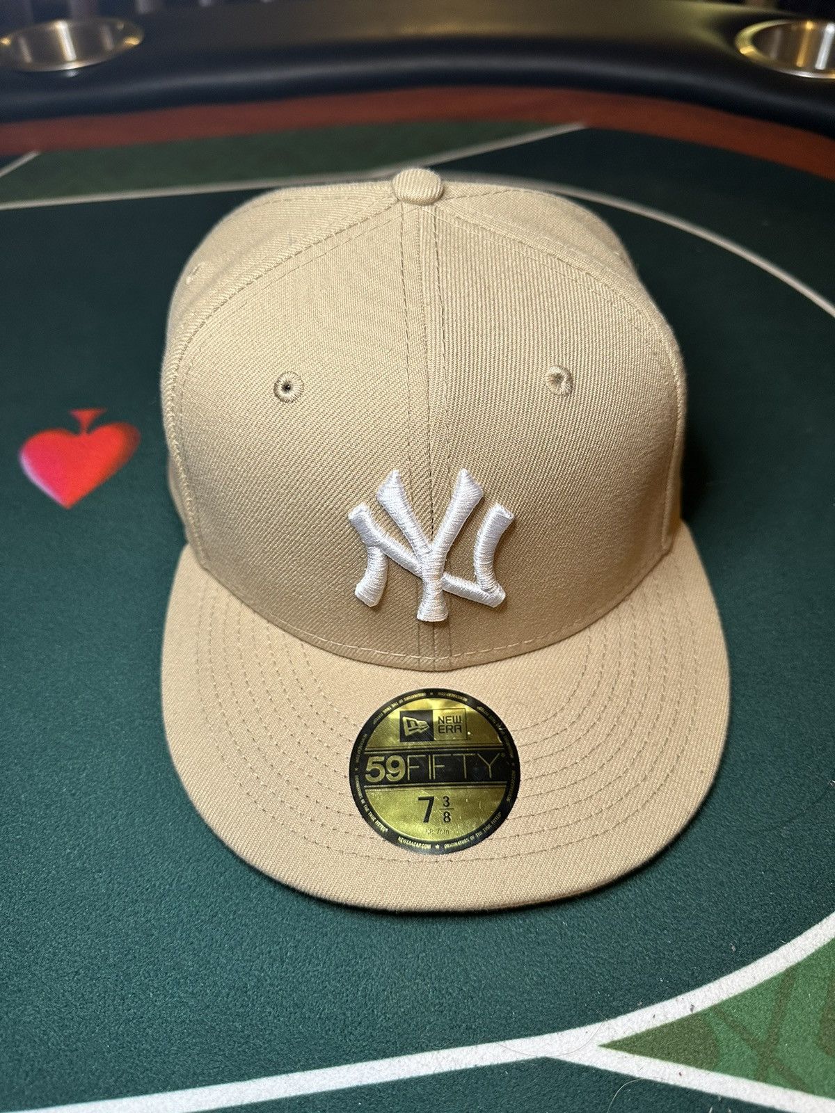 Tan yankees hat deals