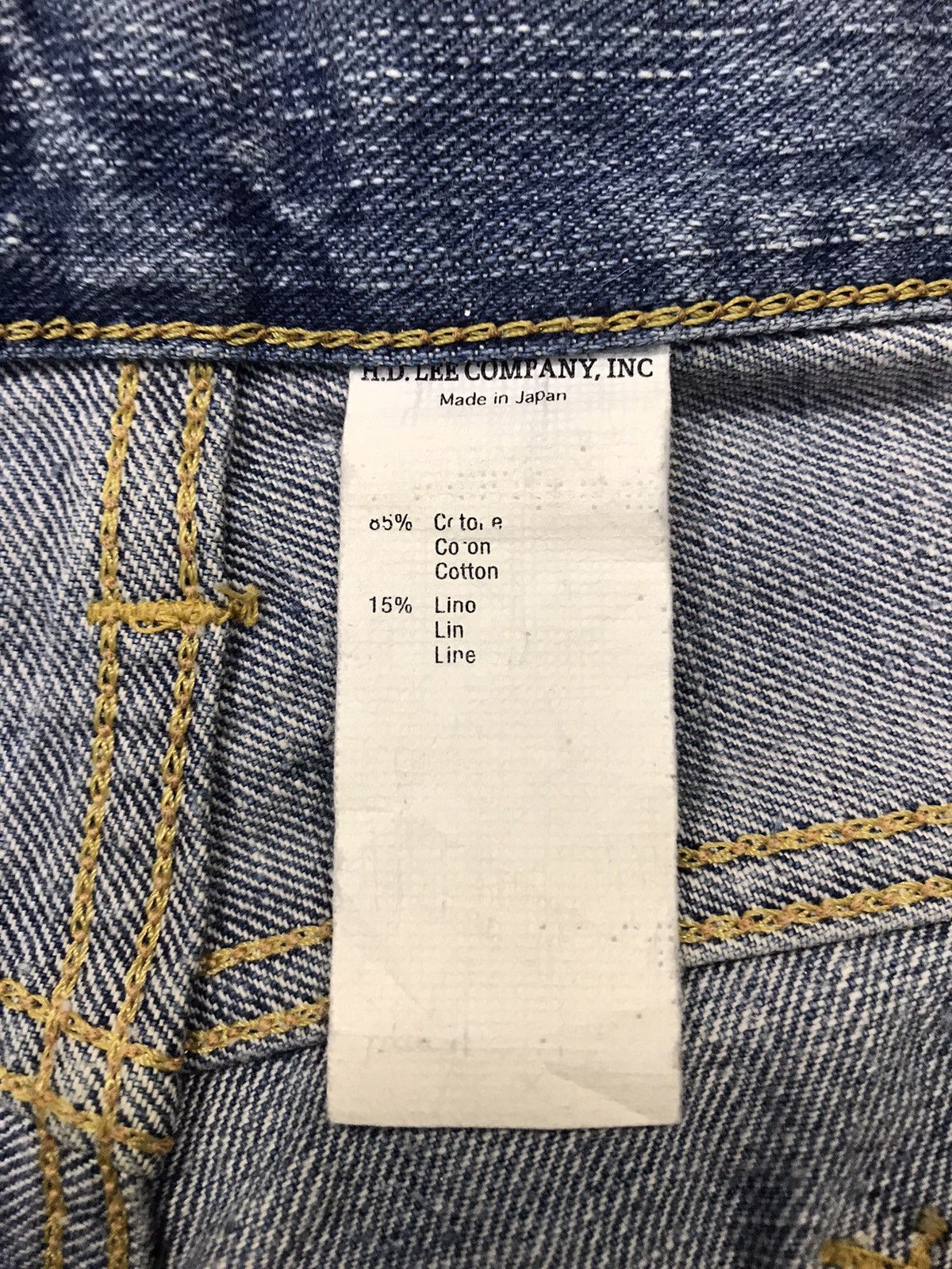 Japanese Brand × Lee × Vintage Vintage Hd Lee Company Light Blue Wash Denim Style Size US 30 / EU 46 - 15 Thumbnail