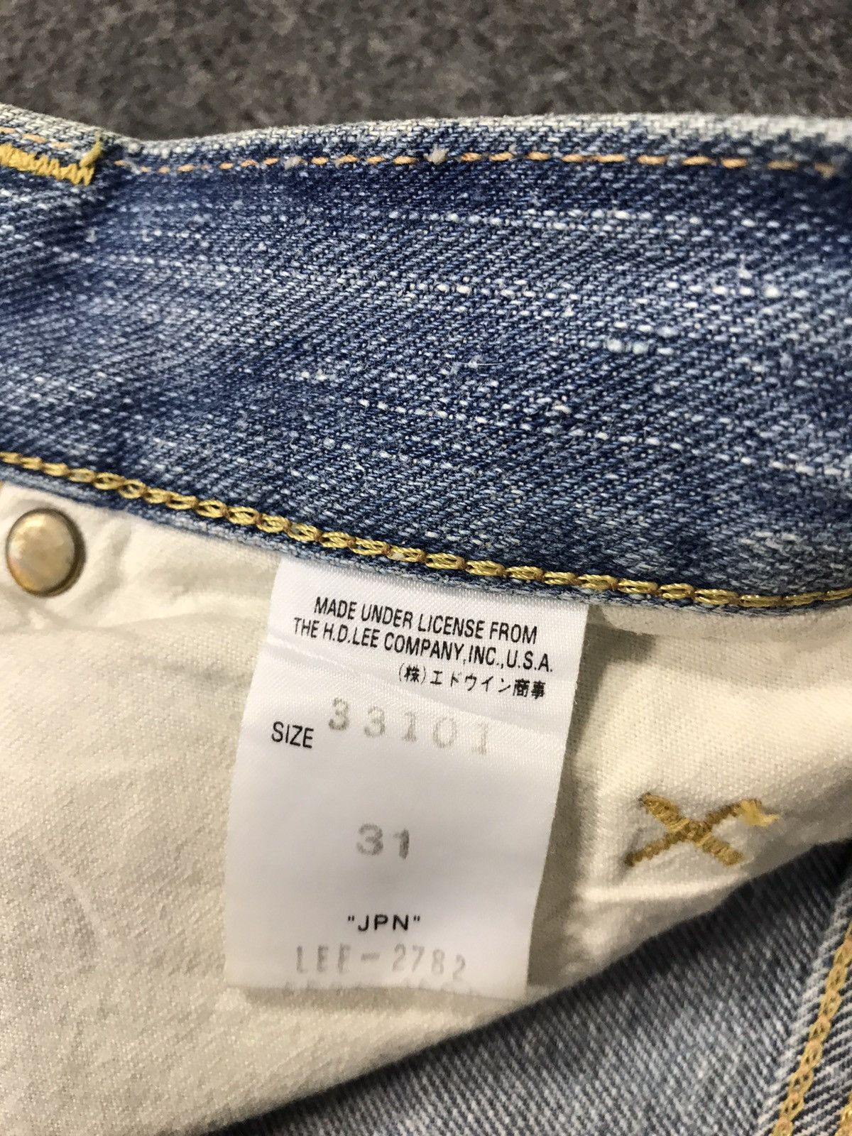 Japanese Brand × Lee × Vintage Vintage Hd Lee Company Light Blue Wash Denim Style Size US 30 / EU 46 - 17 Thumbnail
