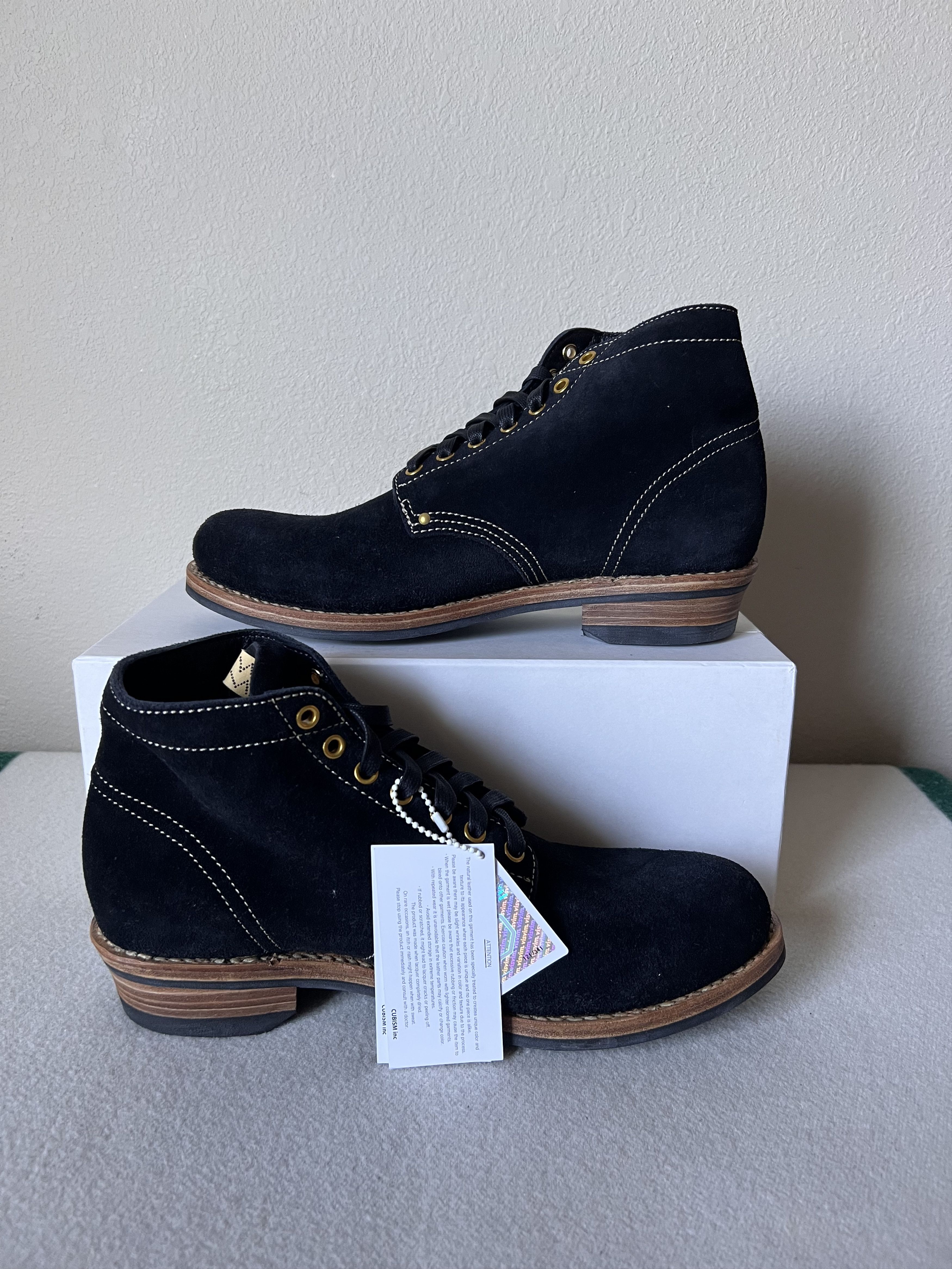 Visvim Visvim Brigadier Folk Boots in Black Suede Size US 11 / EU 44 - 3 Thumbnail