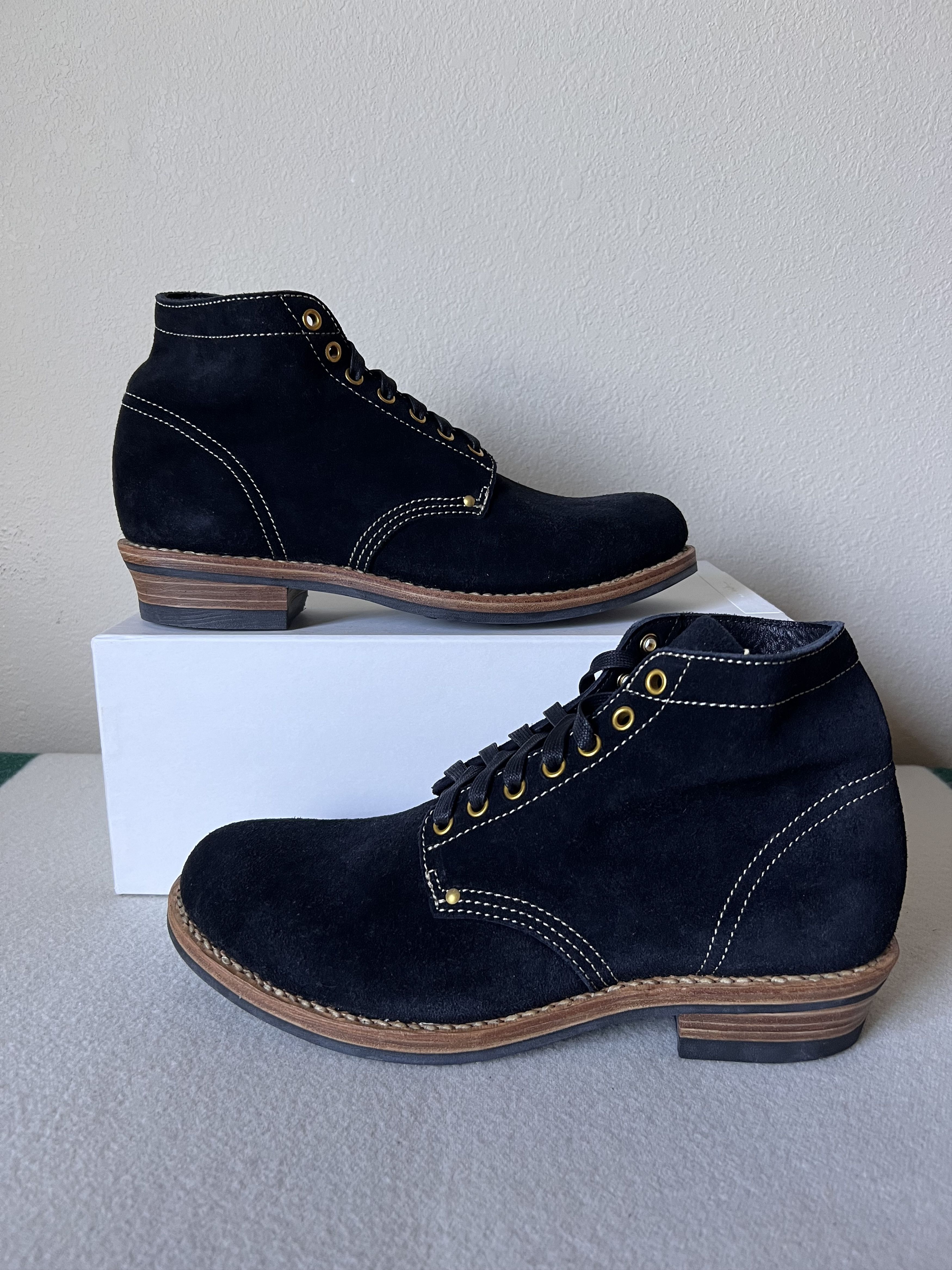 Visvim Visvim Brigadier Folk Boots in Black Suede Size US 11 / EU 44 - 2 Thumbnail