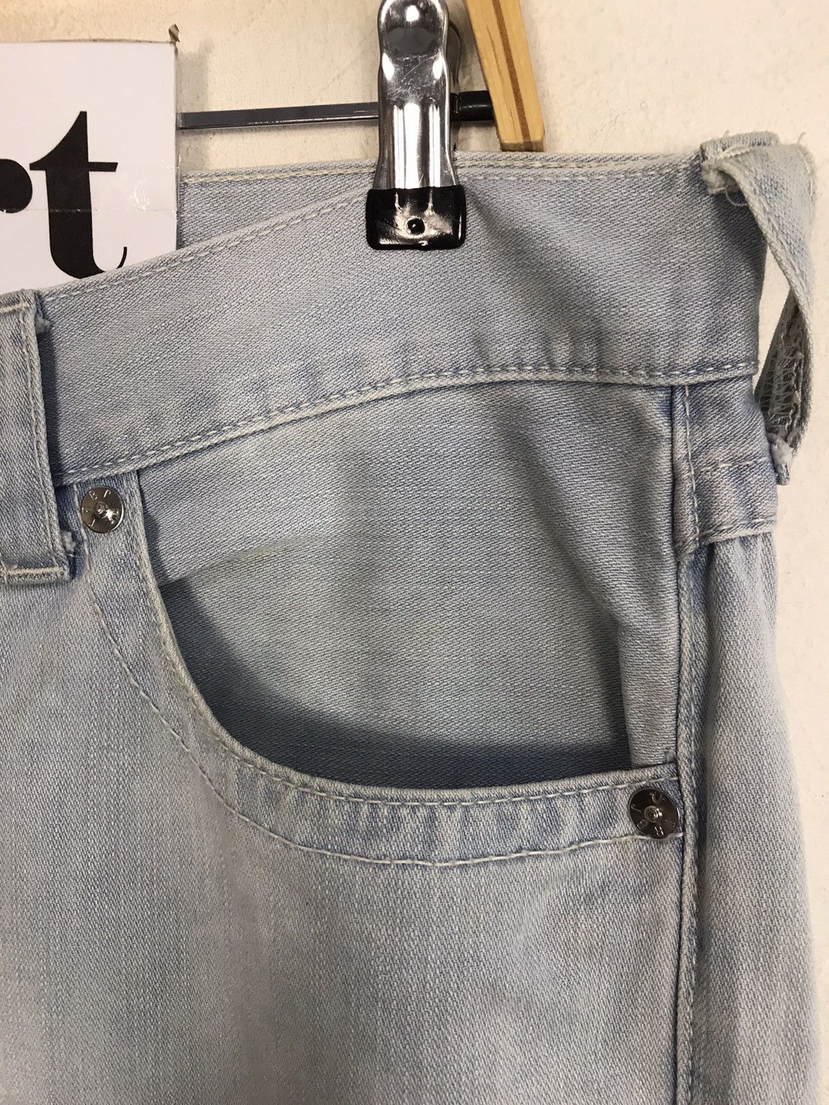 True Religion × Vintage Vintage True Religion Light Blue Wash Jeans Design Size US 36 / EU 52 - 5 Thumbnail