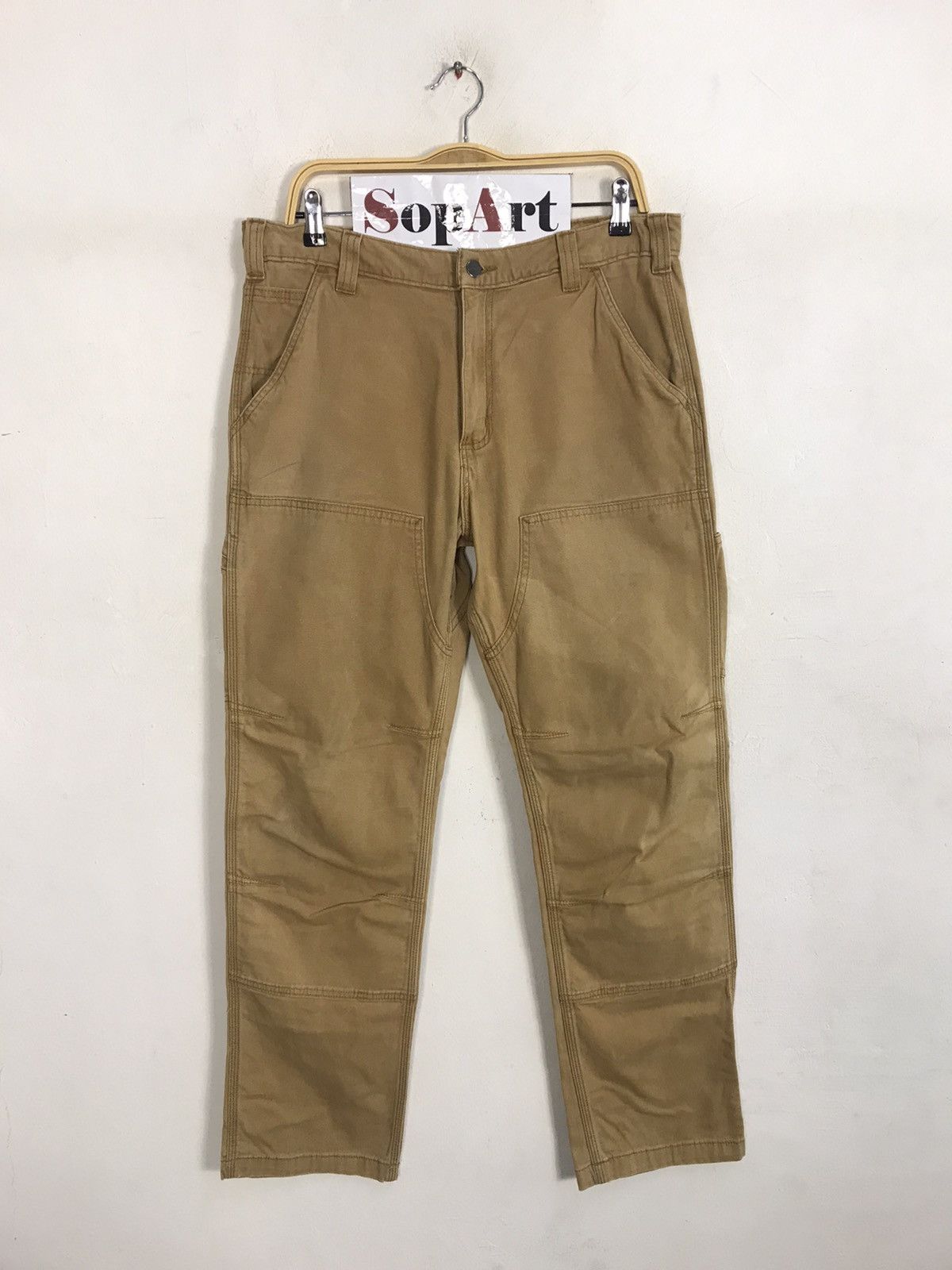Carhartt × Vintage Vintage Carhartt Distressed Double Knee Pocket Style Size US 35 - 3 Thumbnail
