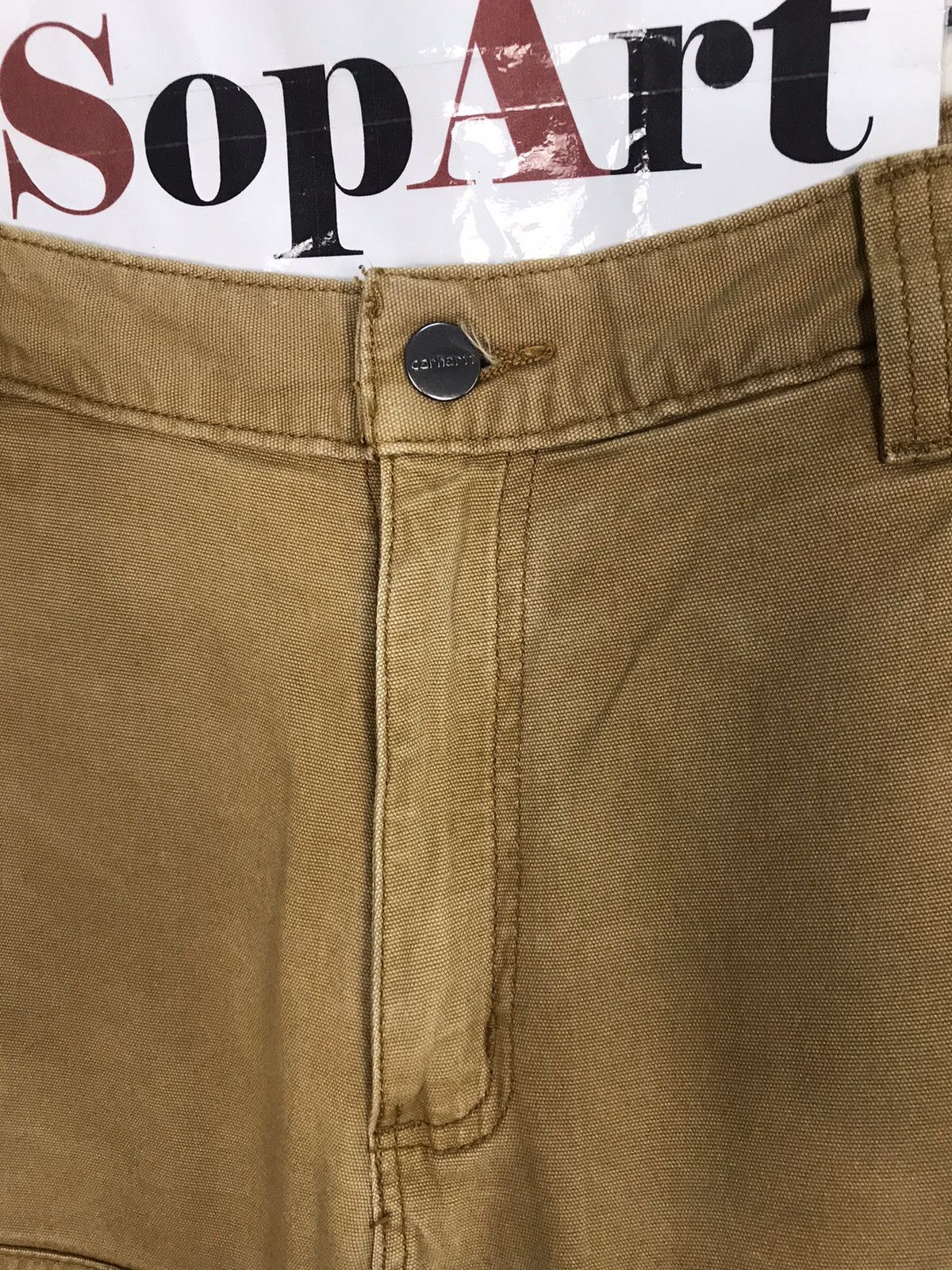 Carhartt × Vintage Vintage Carhartt Distressed Double Knee Pocket Style Size US 35 - 7 Thumbnail