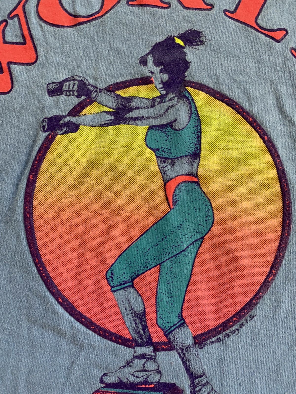 Fruit Of The Loom Vintage 90’s World Gym Aerobics Maryland Single Stitch Tee Size US XL / EU 56 / 4 - 5 Thumbnail