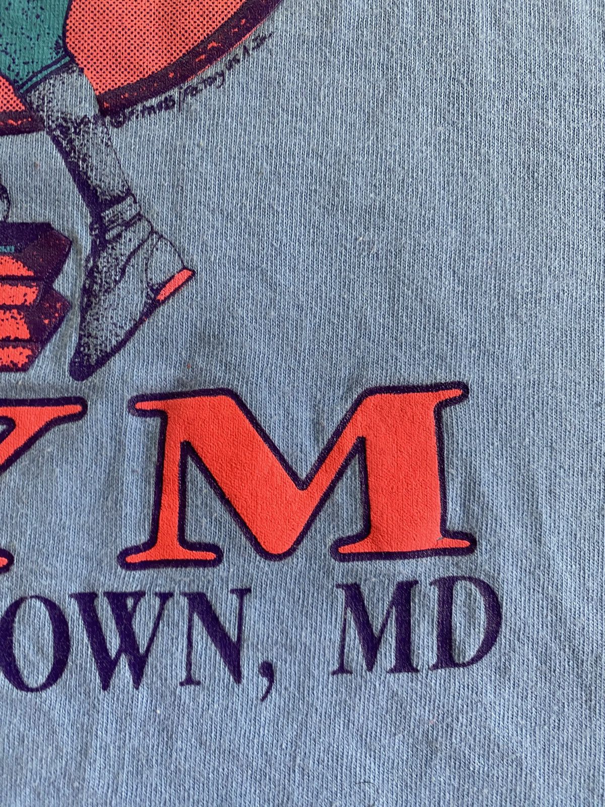 Fruit Of The Loom Vintage 90’s World Gym Aerobics Maryland Single Stitch Tee Size US XL / EU 56 / 4 - 8 Thumbnail