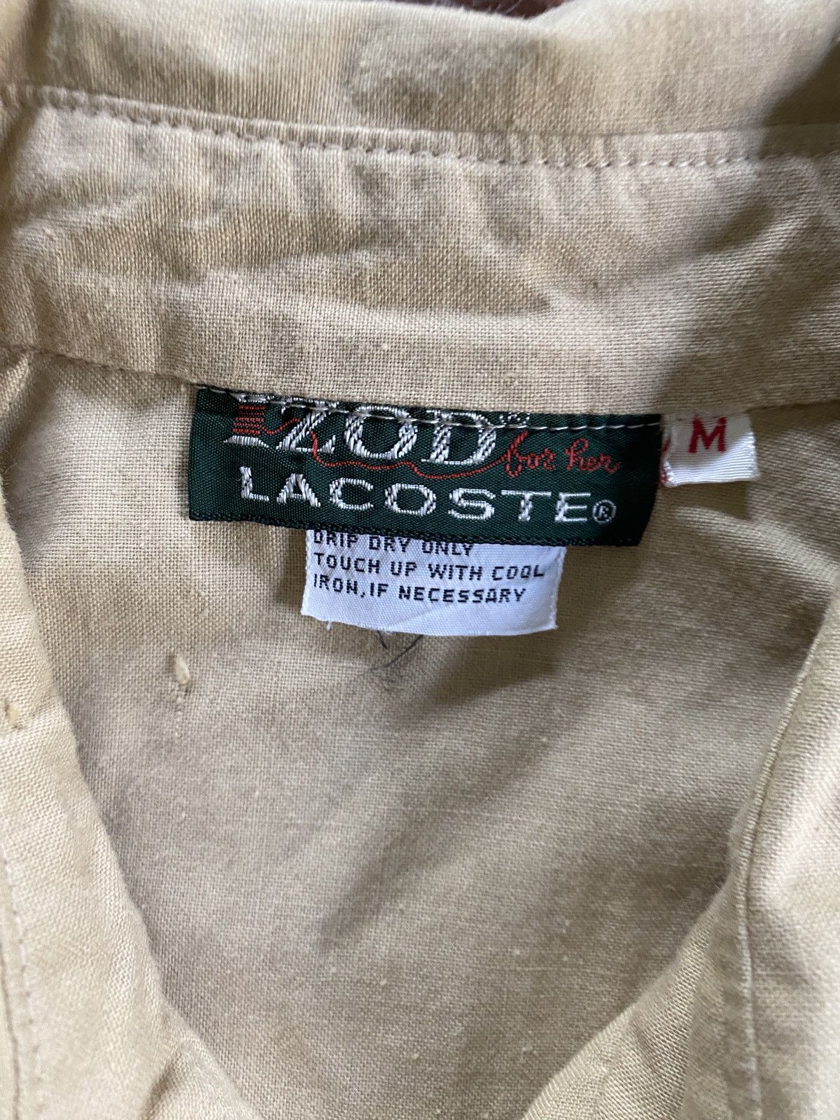Lacoste Vintage 70’s Lacoste Women’s Raglan Full Zip Light Jacket Size M / US 6-8 / IT 42-44 - 5 Thumbnail