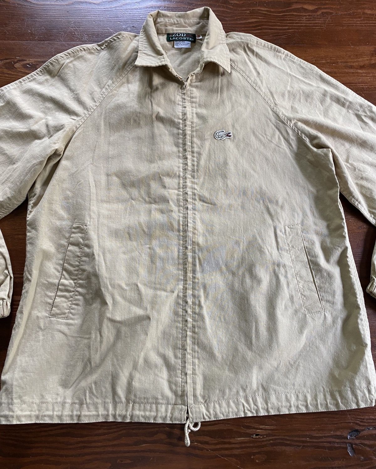 Lacoste Vintage 70’s Lacoste Women’s Raglan Full Zip Light Jacket Size M / US 6-8 / IT 42-44 - 3 Thumbnail