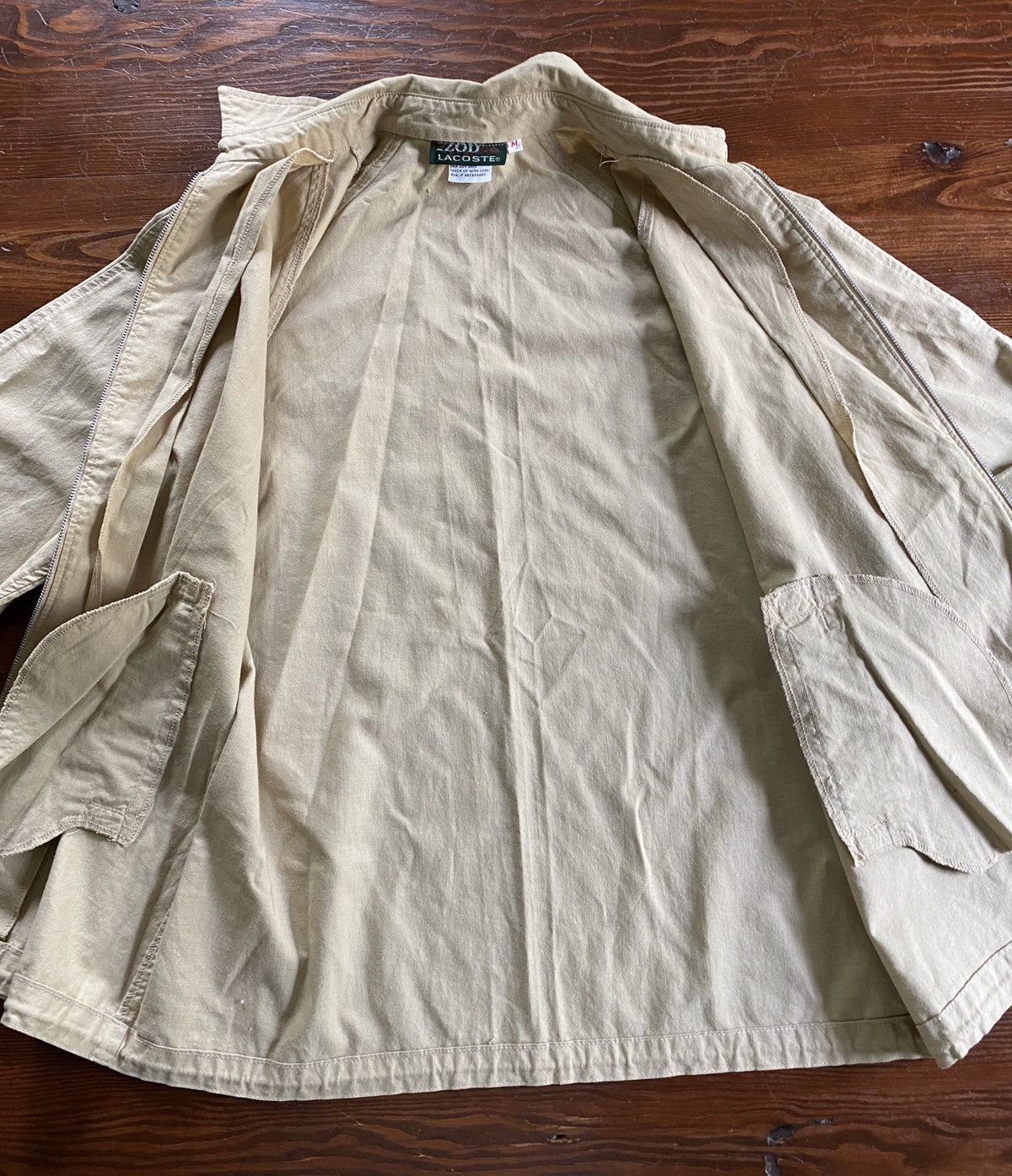 Lacoste Vintage 70’s Lacoste Women’s Raglan Full Zip Light Jacket Size M / US 6-8 / IT 42-44 - 16 Thumbnail