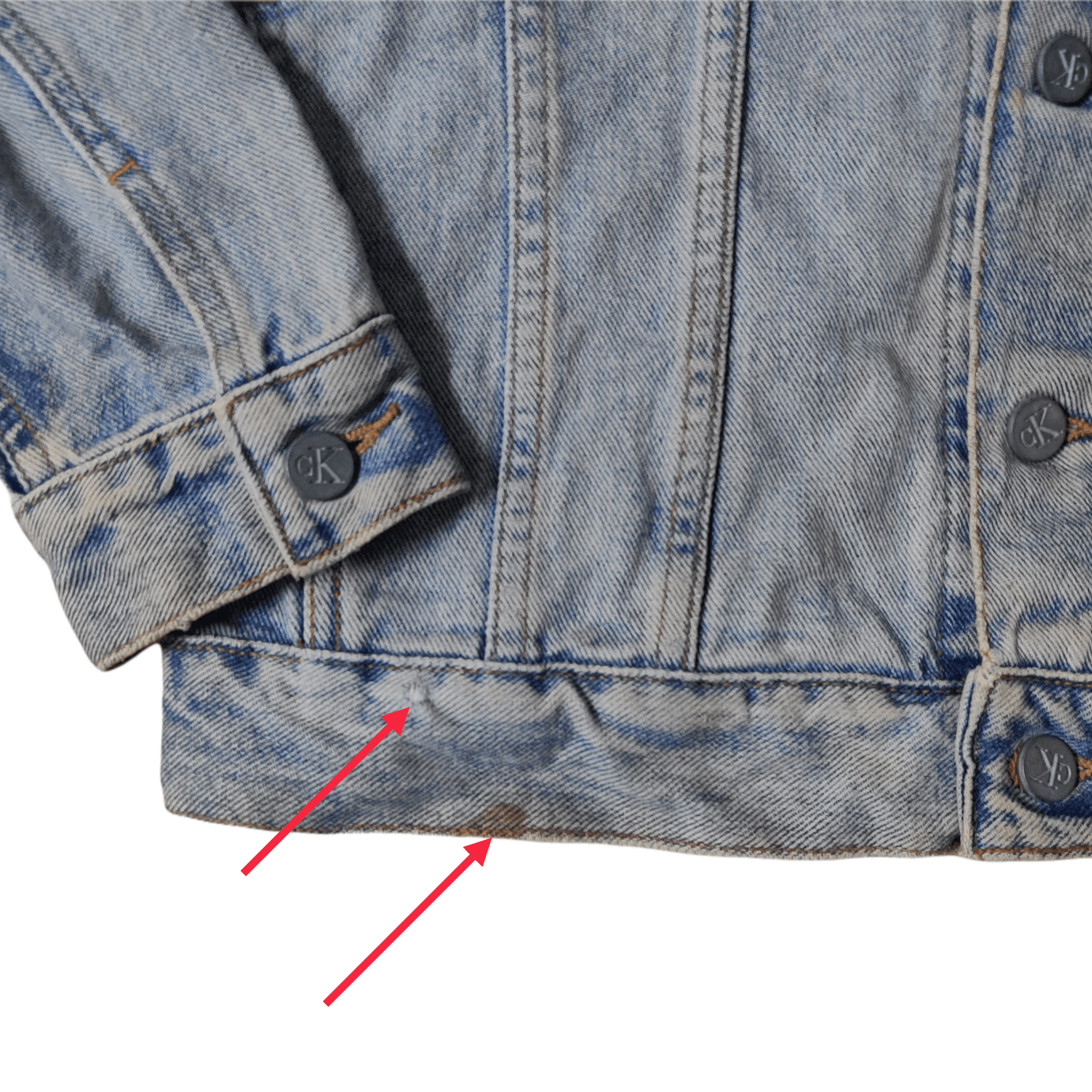 Calvin Klein Vintage CK Calvin Klein Cropped Denim Jacket Size US M / EU 48-50 / 2 - 3 Thumbnail