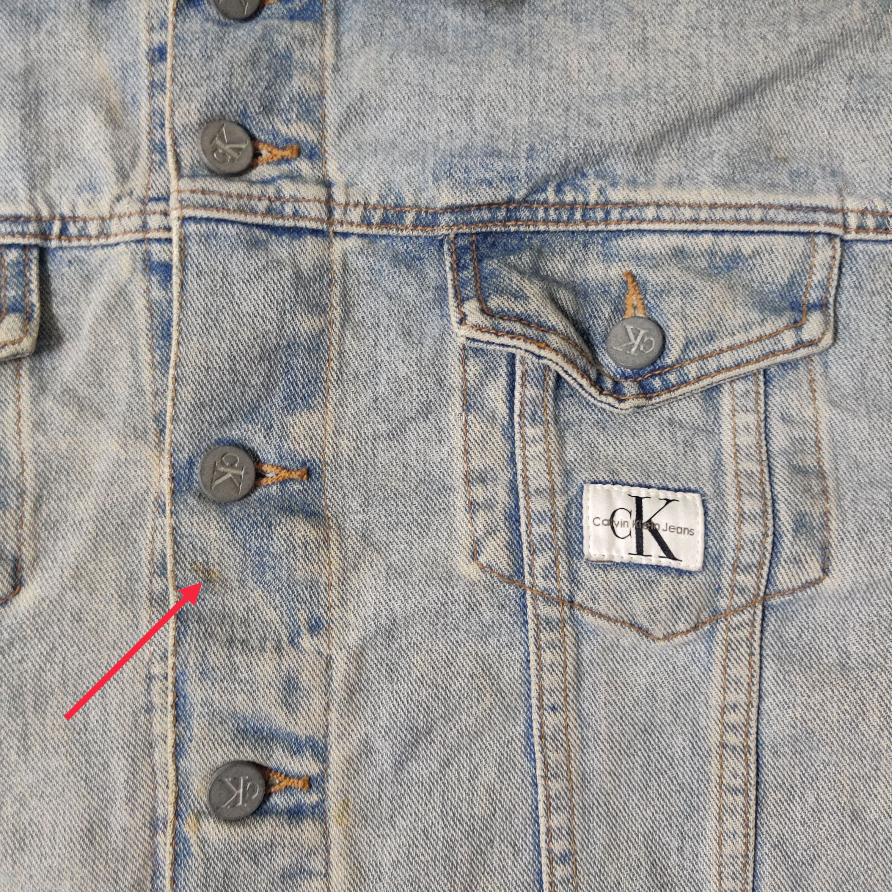 Calvin Klein Vintage CK Calvin Klein Cropped Denim Jacket Size US M / EU 48-50 / 2 - 4 Thumbnail