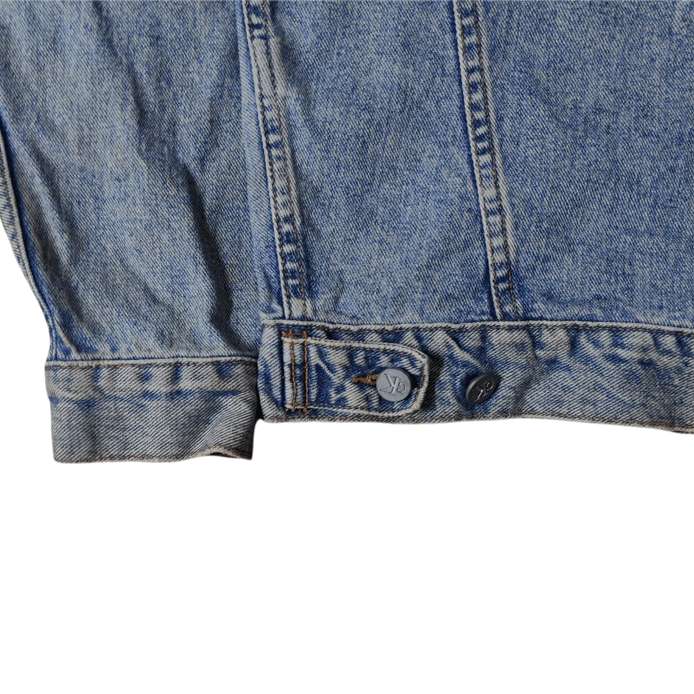 Calvin Klein Vintage CK Calvin Klein Cropped Denim Jacket Size US M / EU 48-50 / 2 - 9 Thumbnail