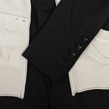 Rick Owens Larry F/W 19 “Extreme Soft Coat” BLK/OYSTER Size US M / EU 48-50 / 2 - 3 Thumbnail
