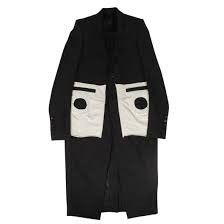 Rick Owens Larry F/W 19 “Extreme Soft Coat” BLK/OYSTER Size US M / EU 48-50 / 2 - 1 Thumbnail