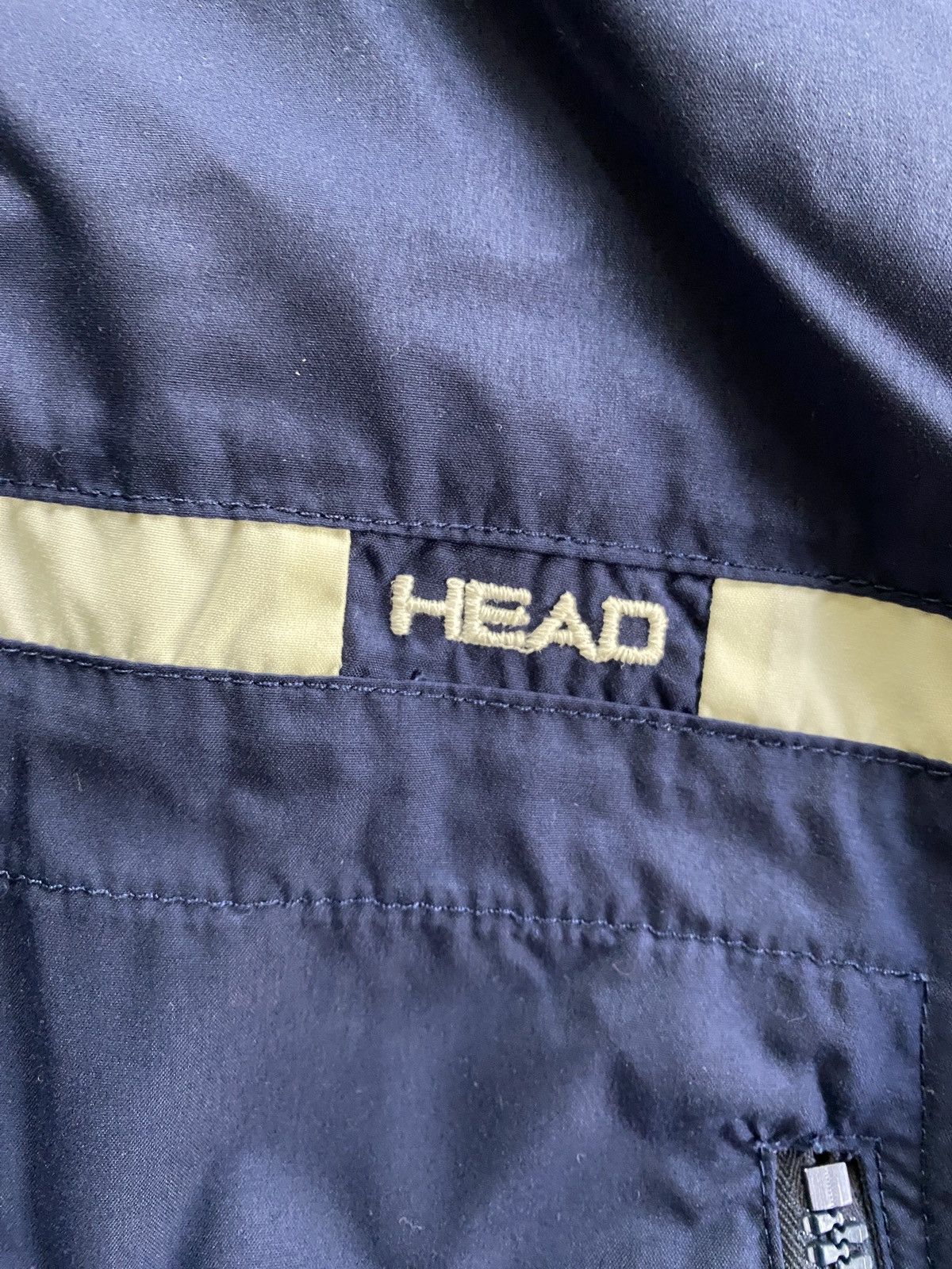 Vintage Vintage 80’s Head Navy 1/2 Zip Pull Over Windbreaker Jacket Size US S / EU 44-46 / 1 - 4 Thumbnail