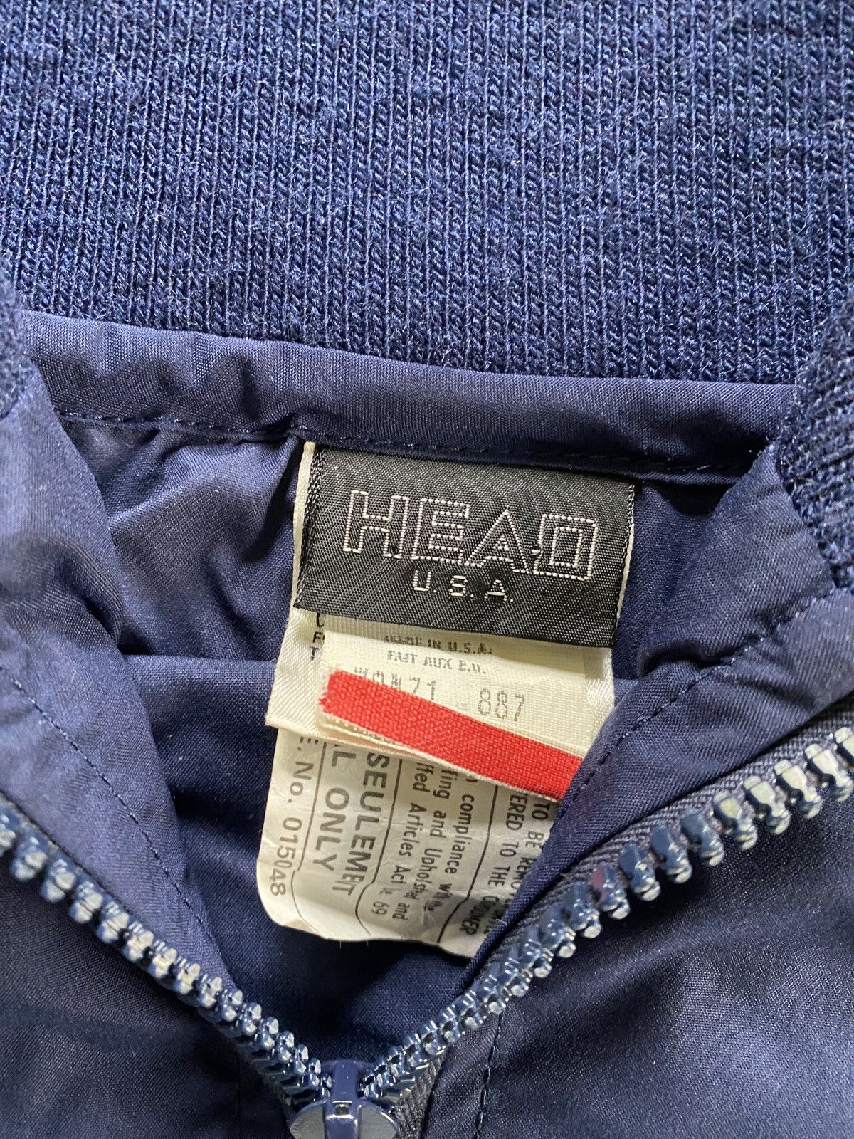 Vintage Vintage 80’s Head Navy 1/2 Zip Pull Over Windbreaker Jacket Size US S / EU 44-46 / 1 - 7 Thumbnail