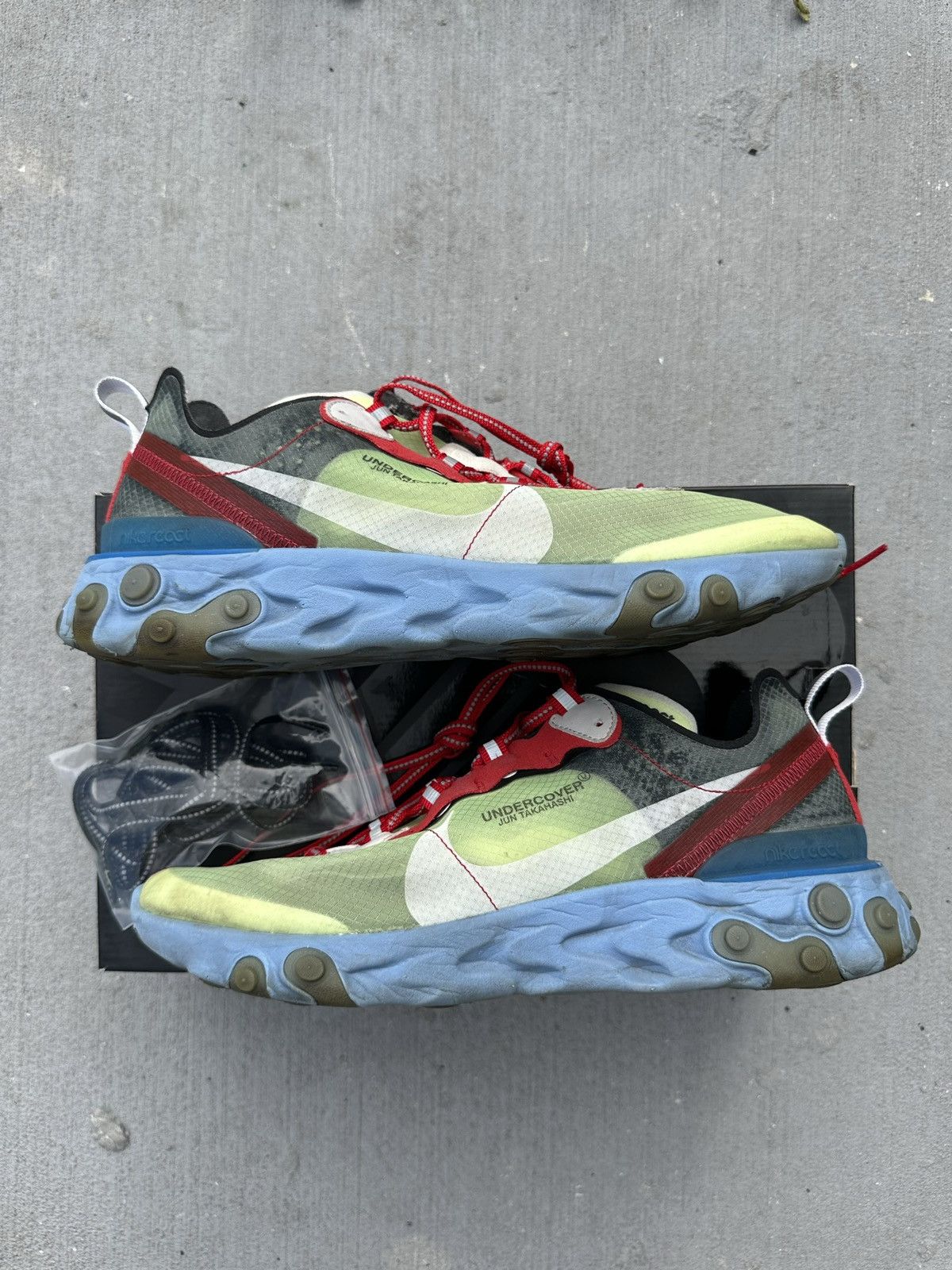 Nike Undercover 2018 Nike React Element 87 Undercover Volt Grailed