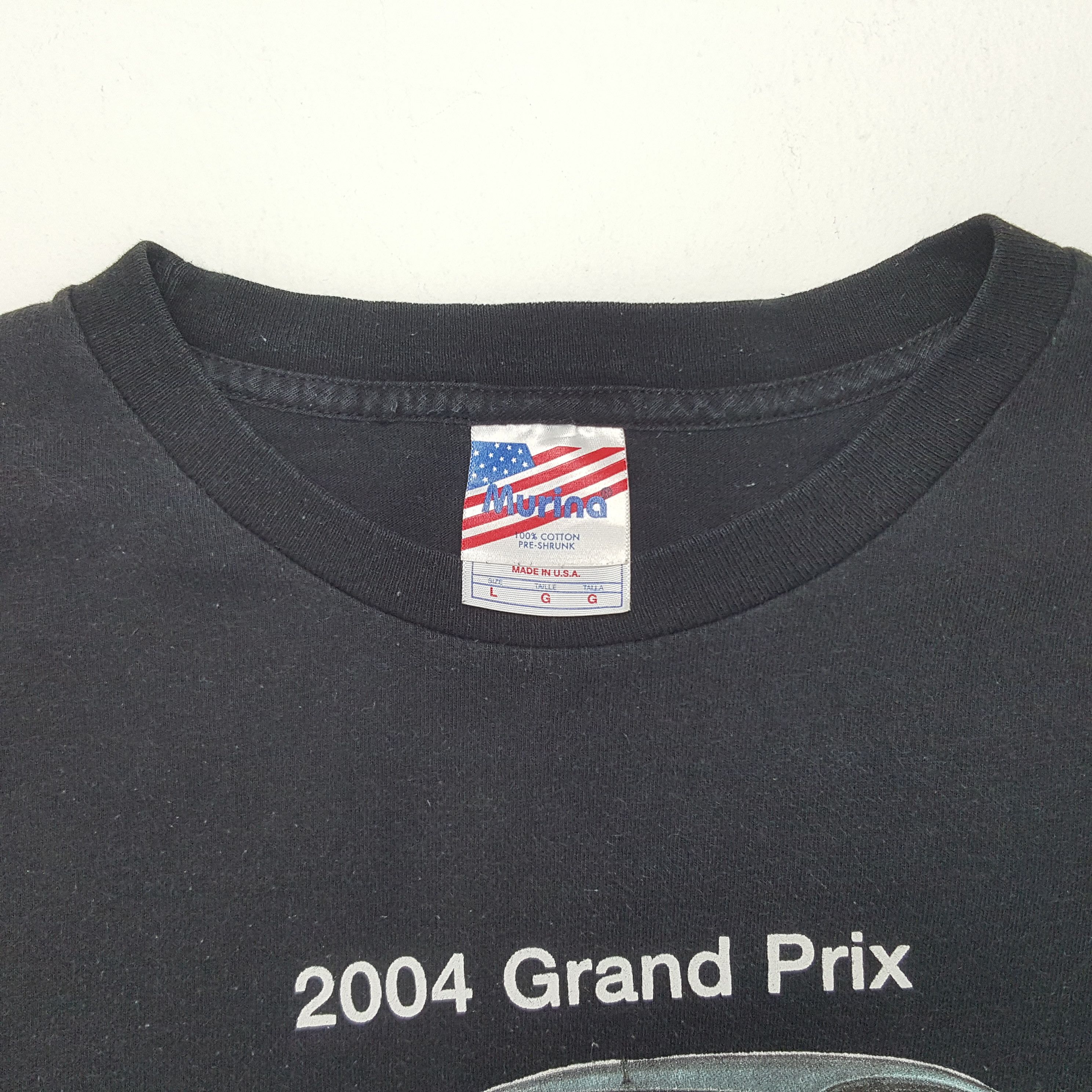 Vintage Vintage 2004 Grand Prix USA Tshirt Size US L / EU 52-54 / 3 - 5 Thumbnail