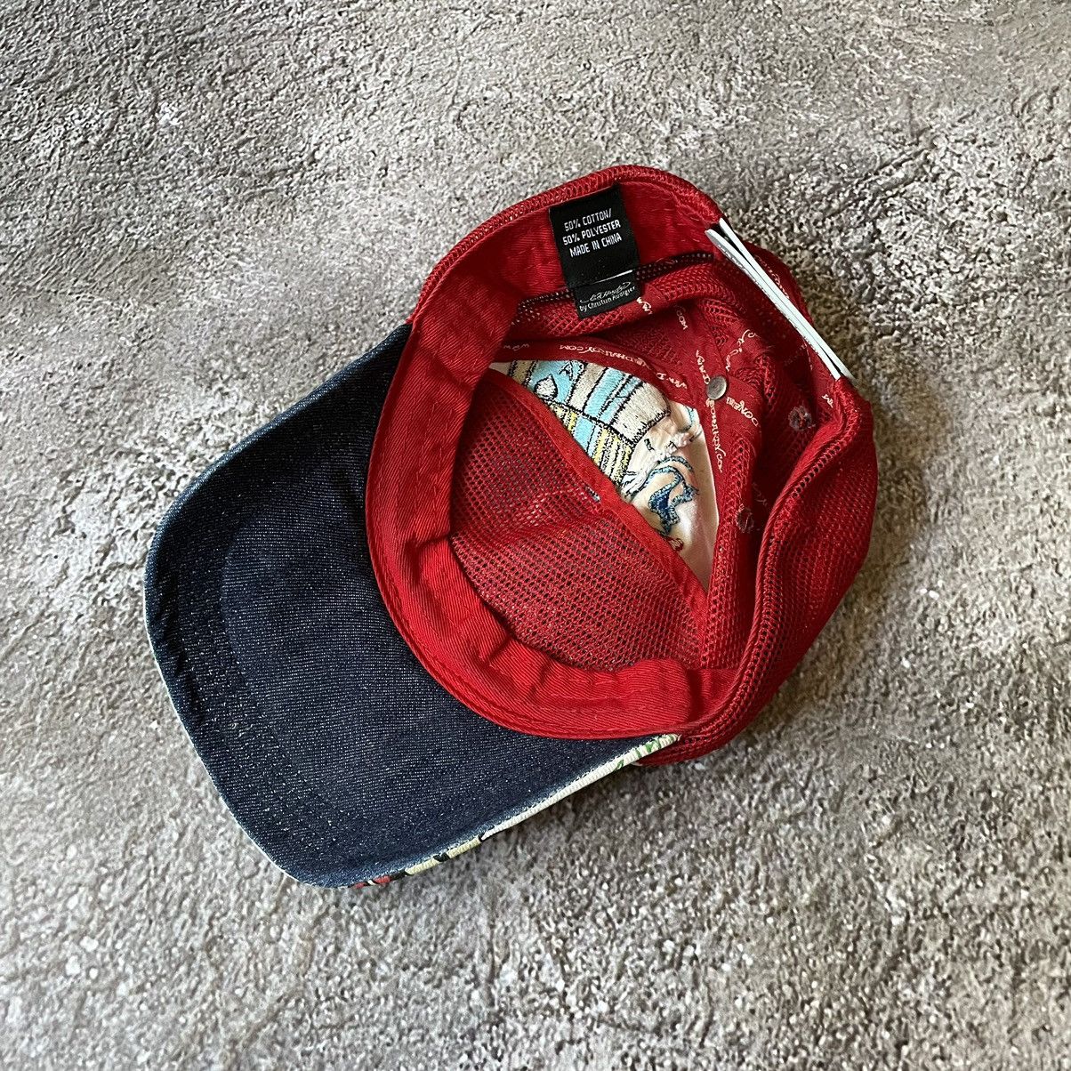 Vintage Vintage Y2K Ed Hardy Graphic Hat Streetwear Swag Worn In OS Size ONE SIZE - 5 Thumbnail