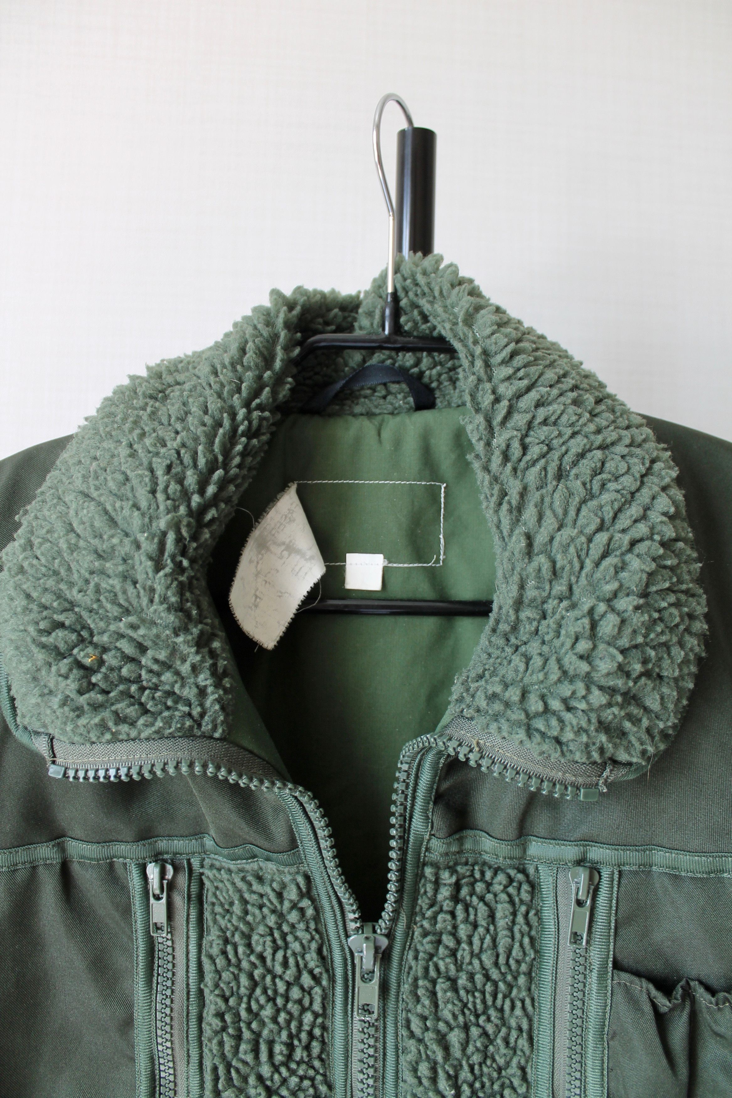 Japanese Brand × Vintage Deep Fleece Pile Military Jacket Khaki green Size US L / EU 52-54 / 3 - 4 Thumbnail