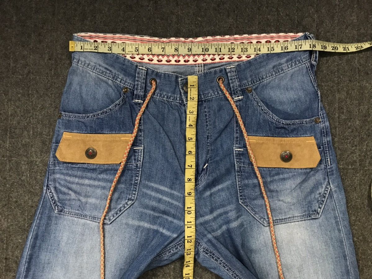 Edwin × Japanese Brand × Vintage Vintage Edwin Design Pocket Snap Button Denim Style Size US 35 - 14 Thumbnail