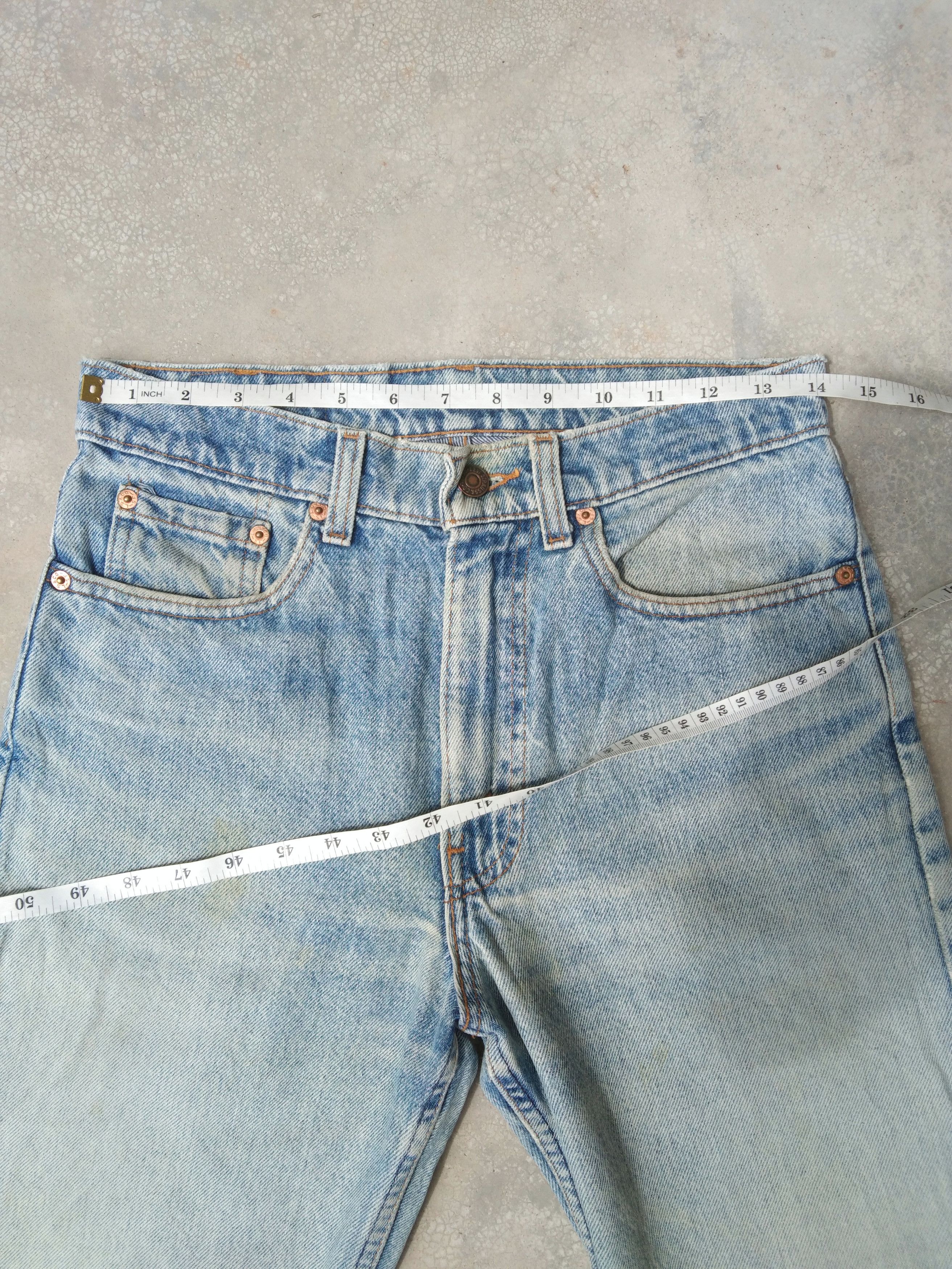 Jean × Levi's × Vintage 80s Vintage Levis Jeans 510 Made In USA Distressed Denim Size US 28 / EU 44 - 7 Thumbnail