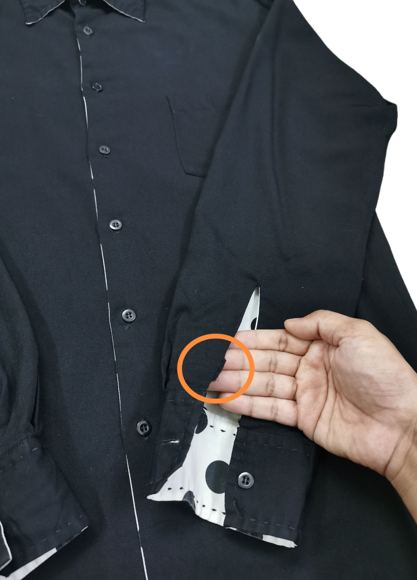 Yohji Yamamoto Yohji Yamamoto Reversible Long Sleeve Shirt Size US M / EU 48-50 / 2 - 14 Thumbnail