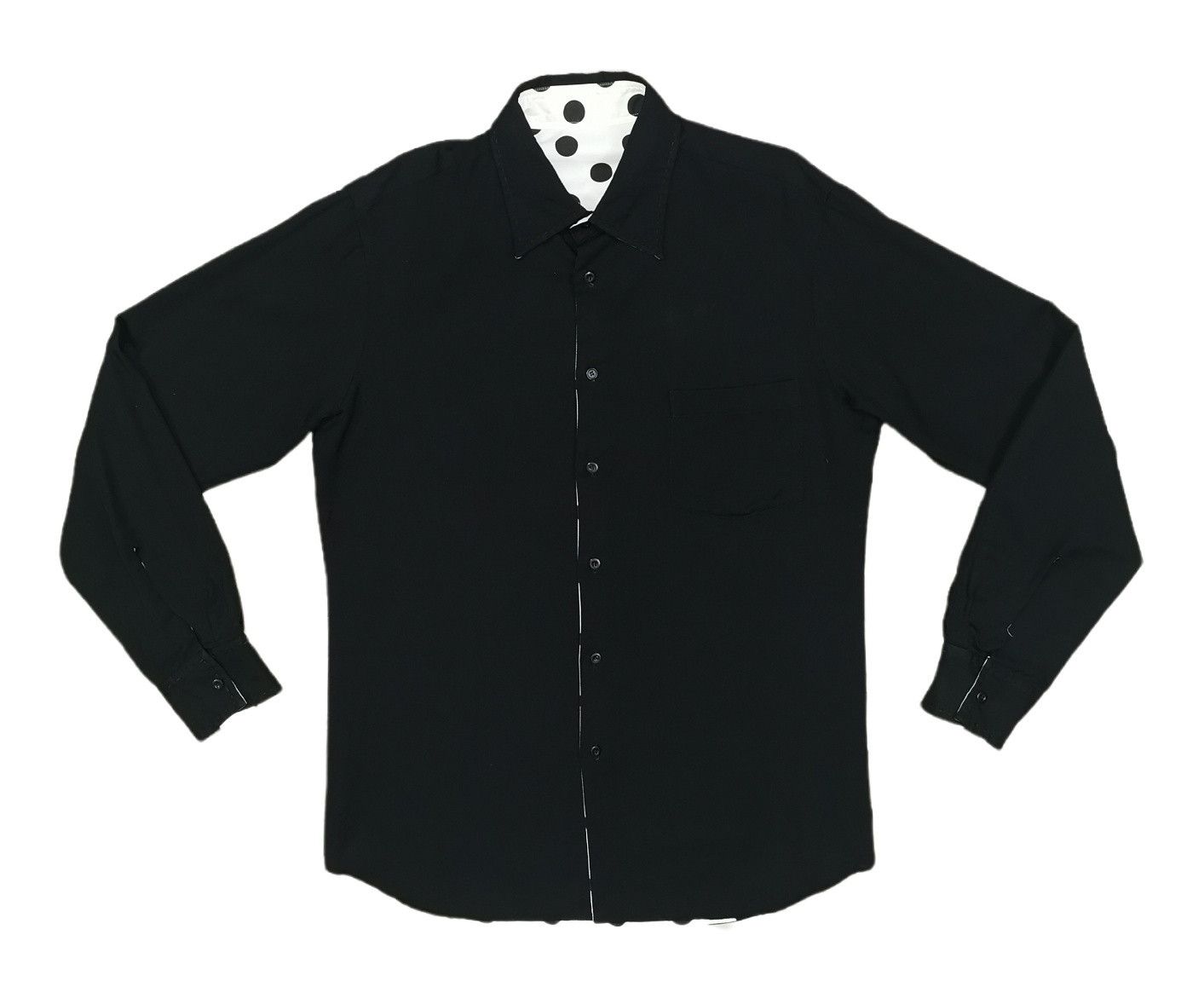 Yohji Yamamoto Yohji Yamamoto Reversible Long Sleeve Shirt Size US M / EU 48-50 / 2 - 1 Thumbnail