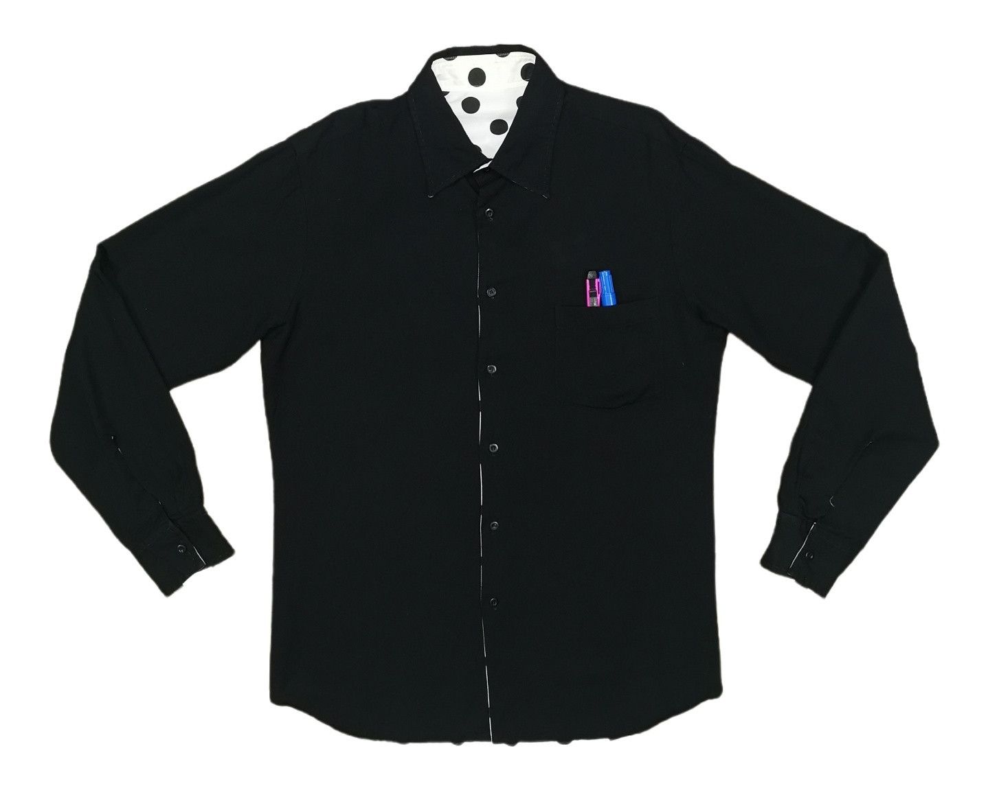 Yohji Yamamoto Yohji Yamamoto Reversible Long Sleeve Shirt Size US M / EU 48-50 / 2 - 3 Thumbnail
