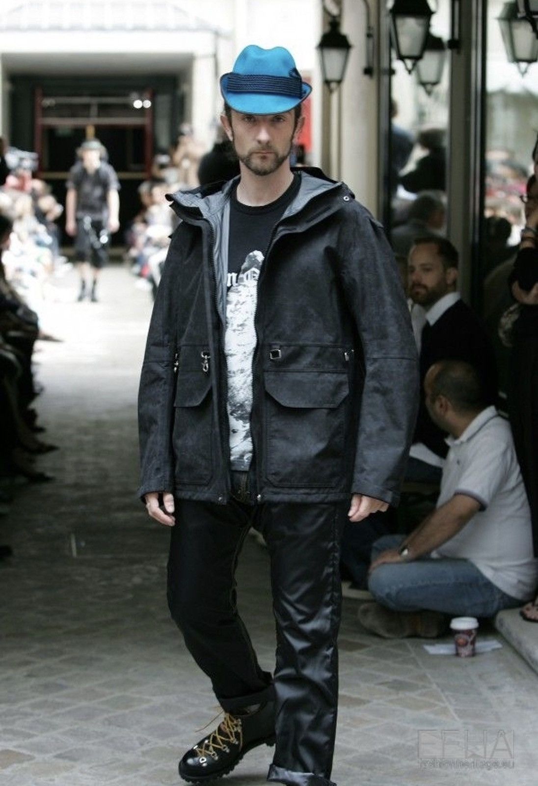 Junya Watanabe Goldwin Gore-Tex SS2005 Runway Acid Print Packable Jacket Size US L / EU 52-54 / 3 - 2 Thumbnail