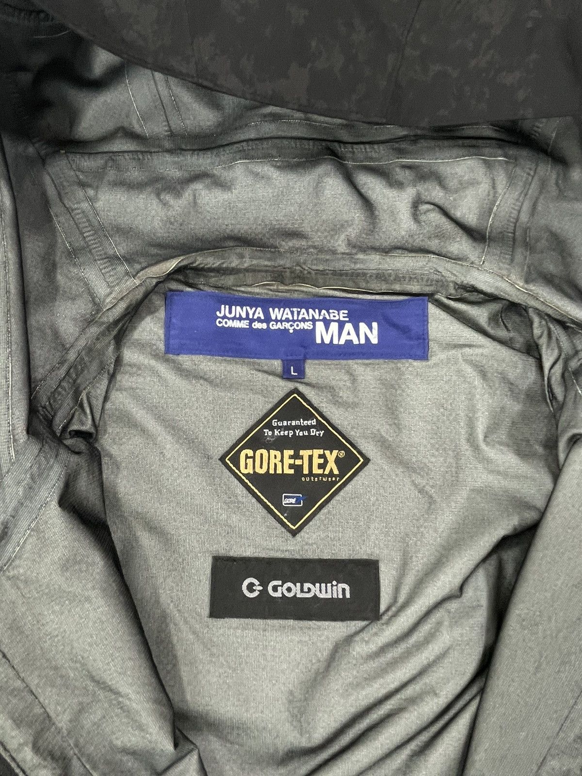 Junya Watanabe Goldwin Gore-Tex SS2005 Runway Acid Print Packable Jacket Size US L / EU 52-54 / 3 - 9 Thumbnail