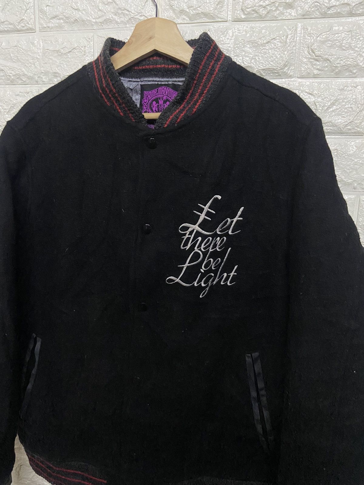 AMP Amp by Manydope Wool Varsity Jacket Size US L / EU 52-54 / 3 - 3 Thumbnail