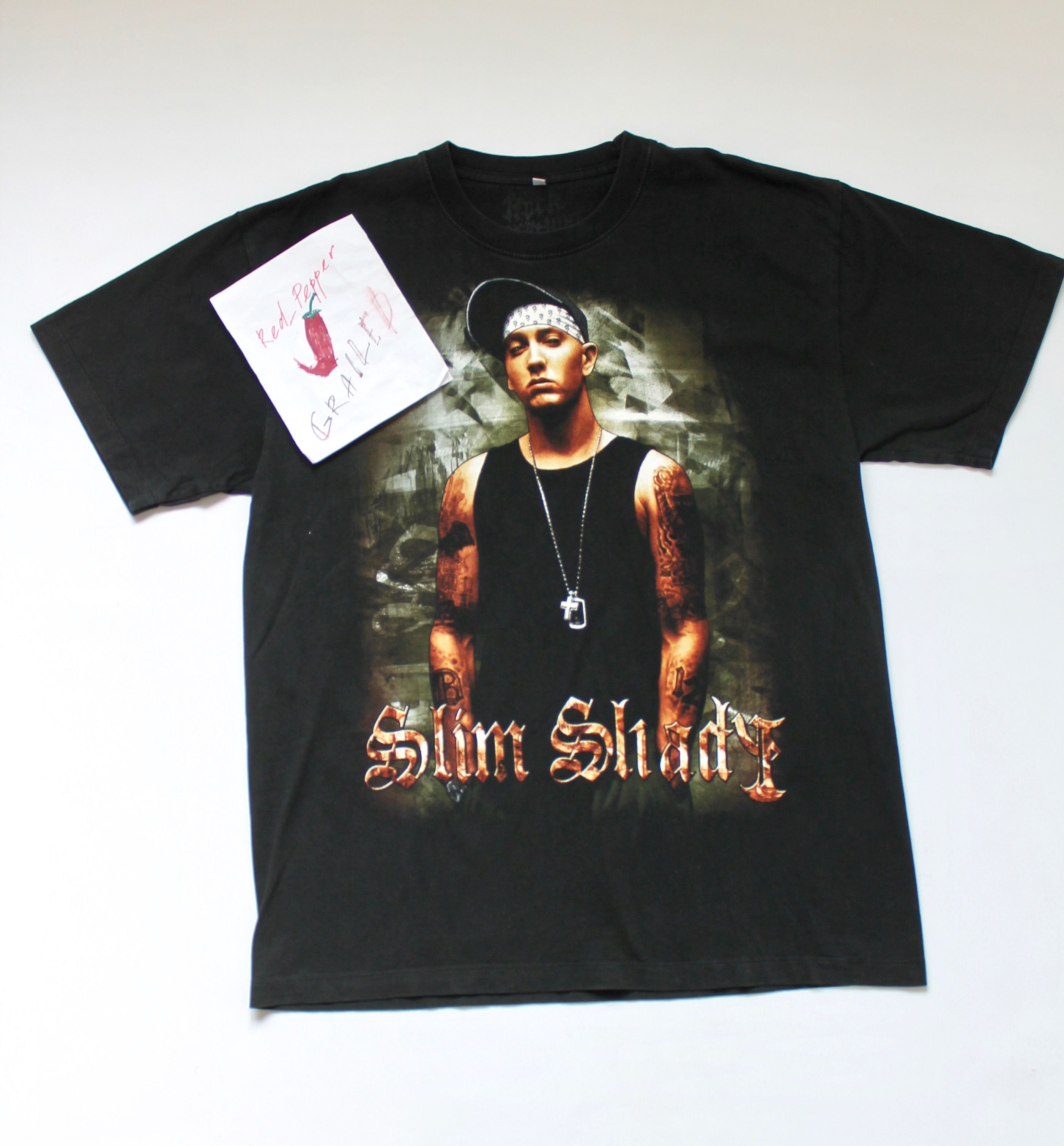 Eminem × Rap Tees × Vintage Vintage! EMINEM Slim Shady Rap T - shirt tee Size US L / EU 52-54 / 3 - 3 Thumbnail