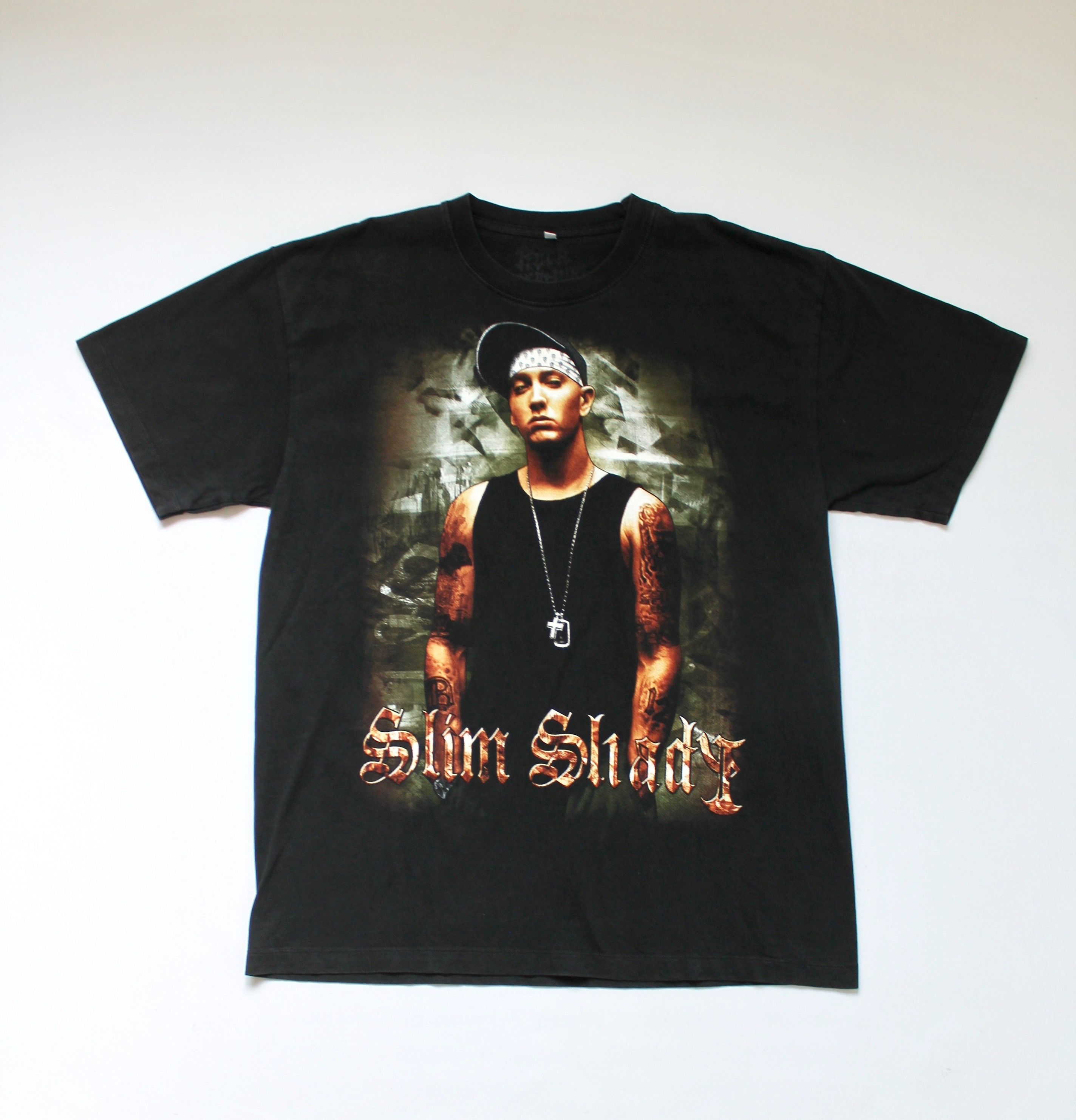 Eminem × Rap Tees × Vintage Vintage! EMINEM Slim Shady Rap T - shirt tee Size US L / EU 52-54 / 3 - 2 Thumbnail