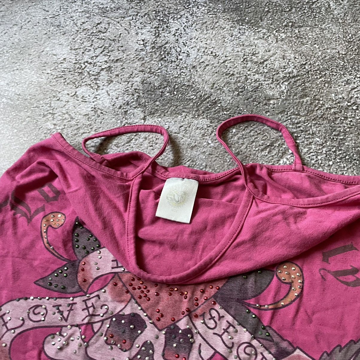 Vintage Vintage Y2K Ed Hardy Skulls Graphic Tee Sun Faded Wide Leg M Size M / US 6-8 / IT 42-44 - 7 Thumbnail