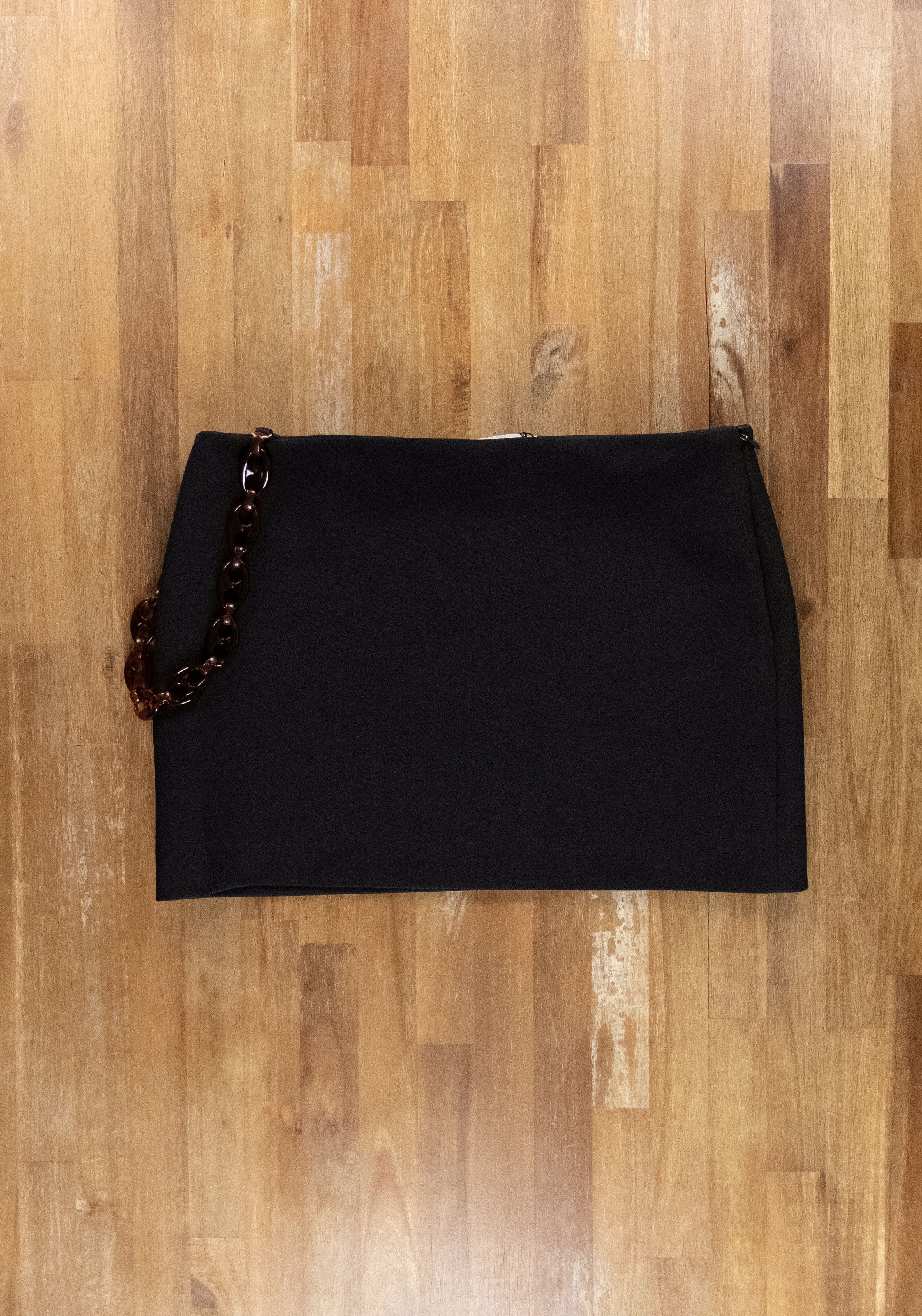 Coperni COPERNI Paris black chain link detail a-line mini skirt 40 8 Size 28" / US 6 / IT 42 - 5 Thumbnail