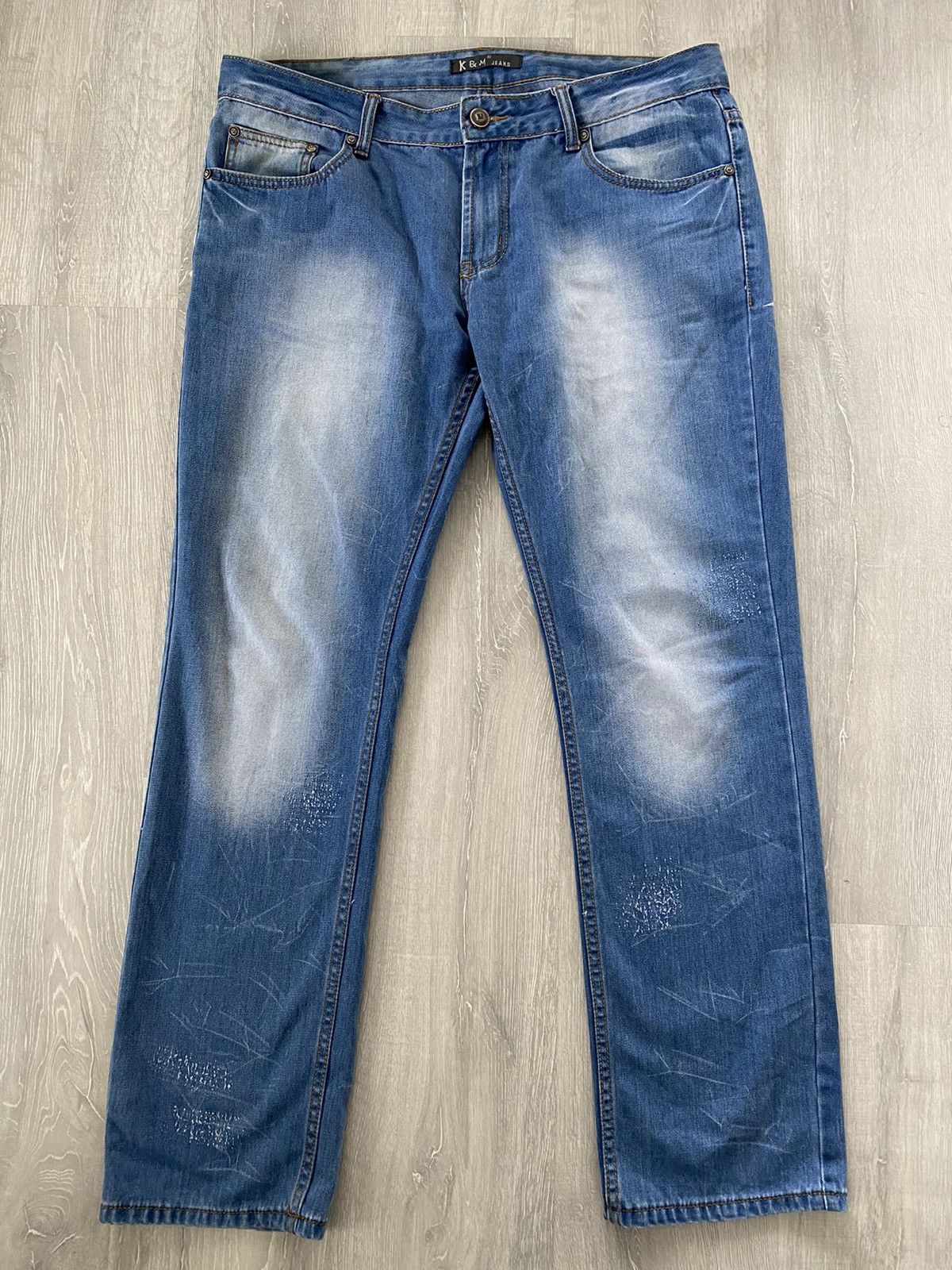 Japanese Brand Japanese Brand Kosmo Lupo big logo Vintage Swag Y2K Jeans Size US 36 / EU 52 - 4 Thumbnail