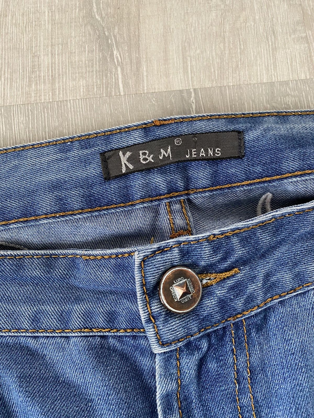 Japanese Brand Japanese Brand Kosmo Lupo big logo Vintage Swag Y2K Jeans Size US 36 / EU 52 - 6 Thumbnail