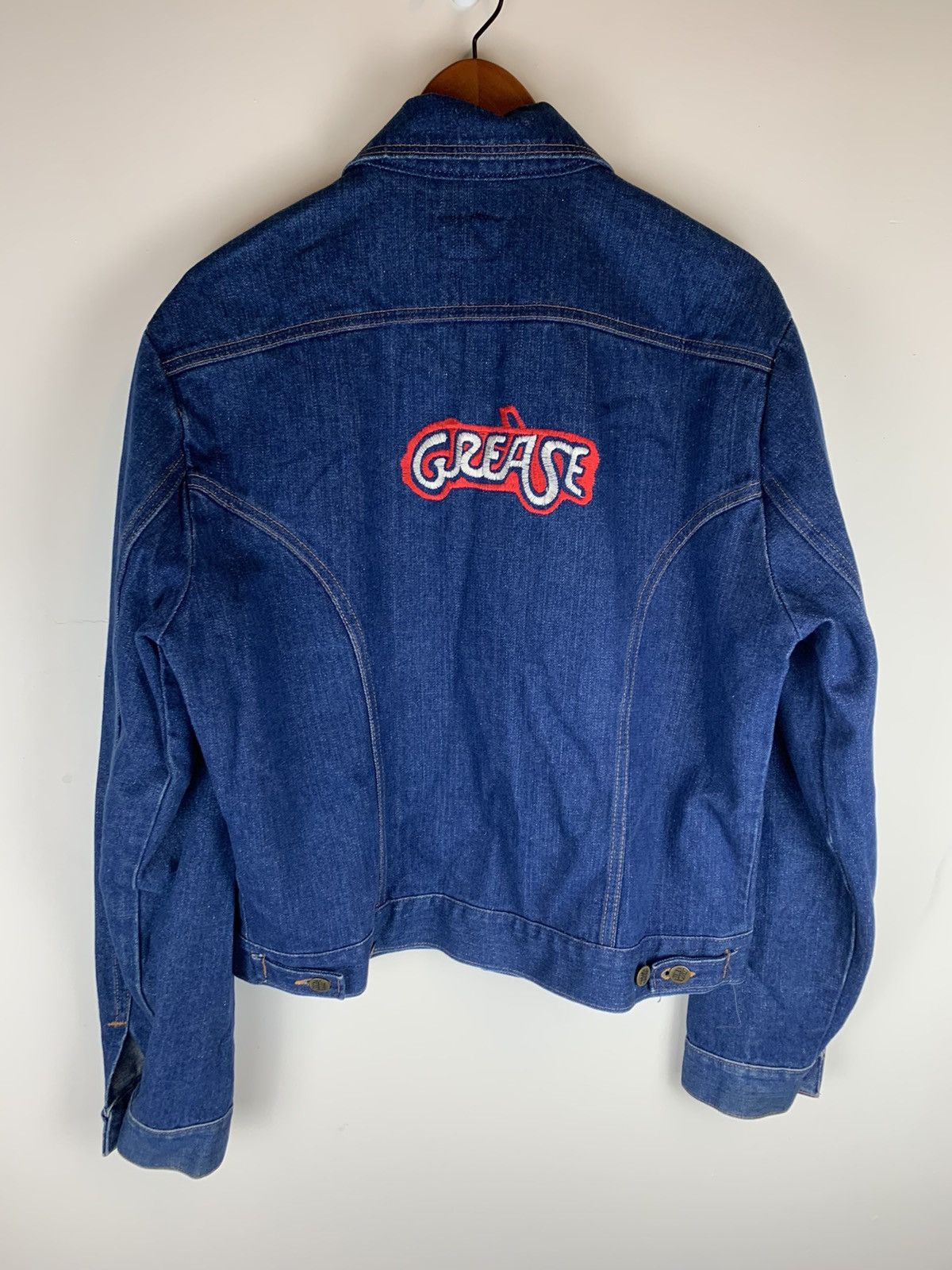 Vintage Vintage sedgefield grease movie promo denim jacket Size US L / EU 52-54 / 3 - 1 Thumbnail