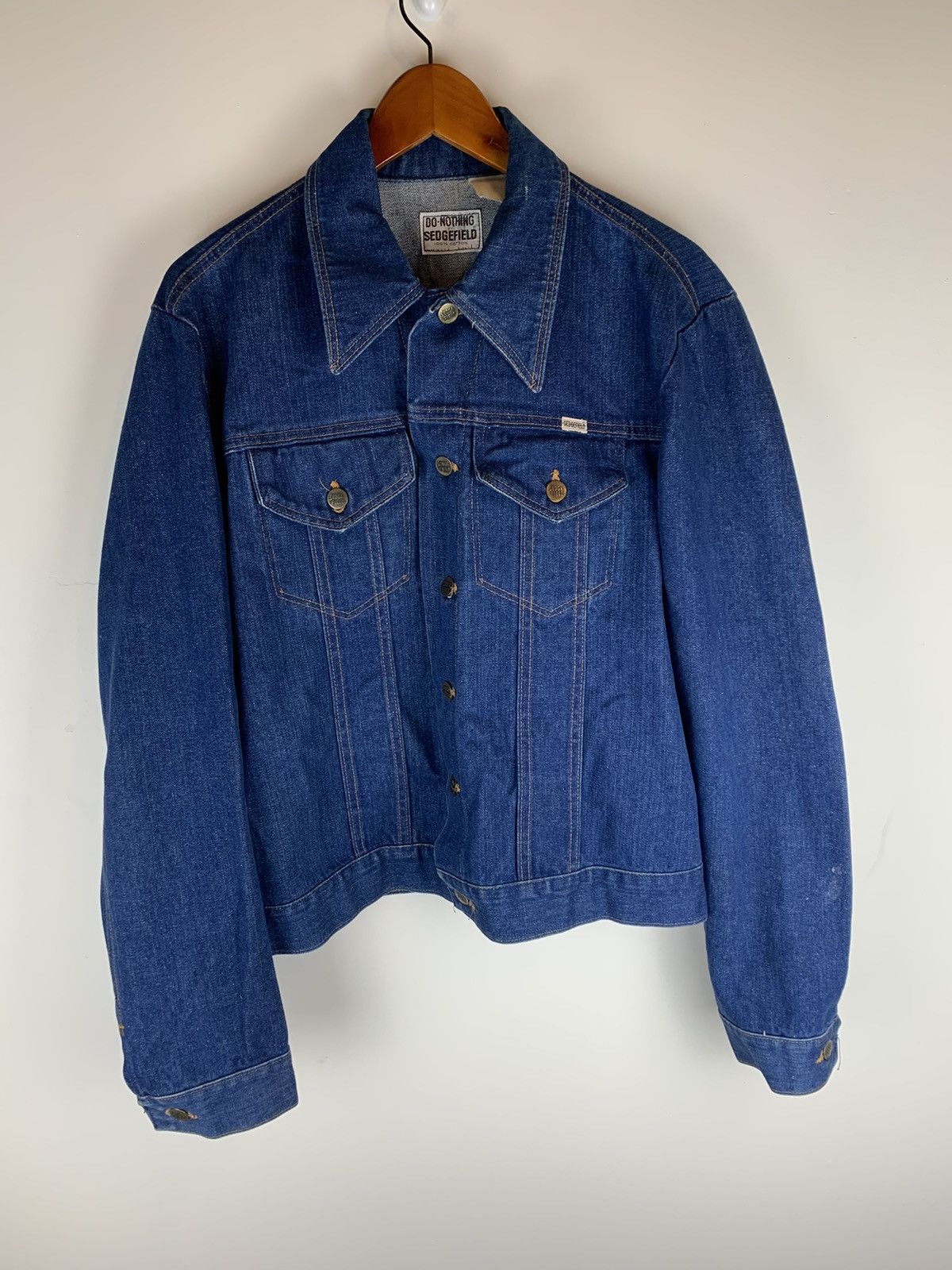 Vintage Vintage sedgefield grease movie promo denim jacket Size US L / EU 52-54 / 3 - 2 Thumbnail