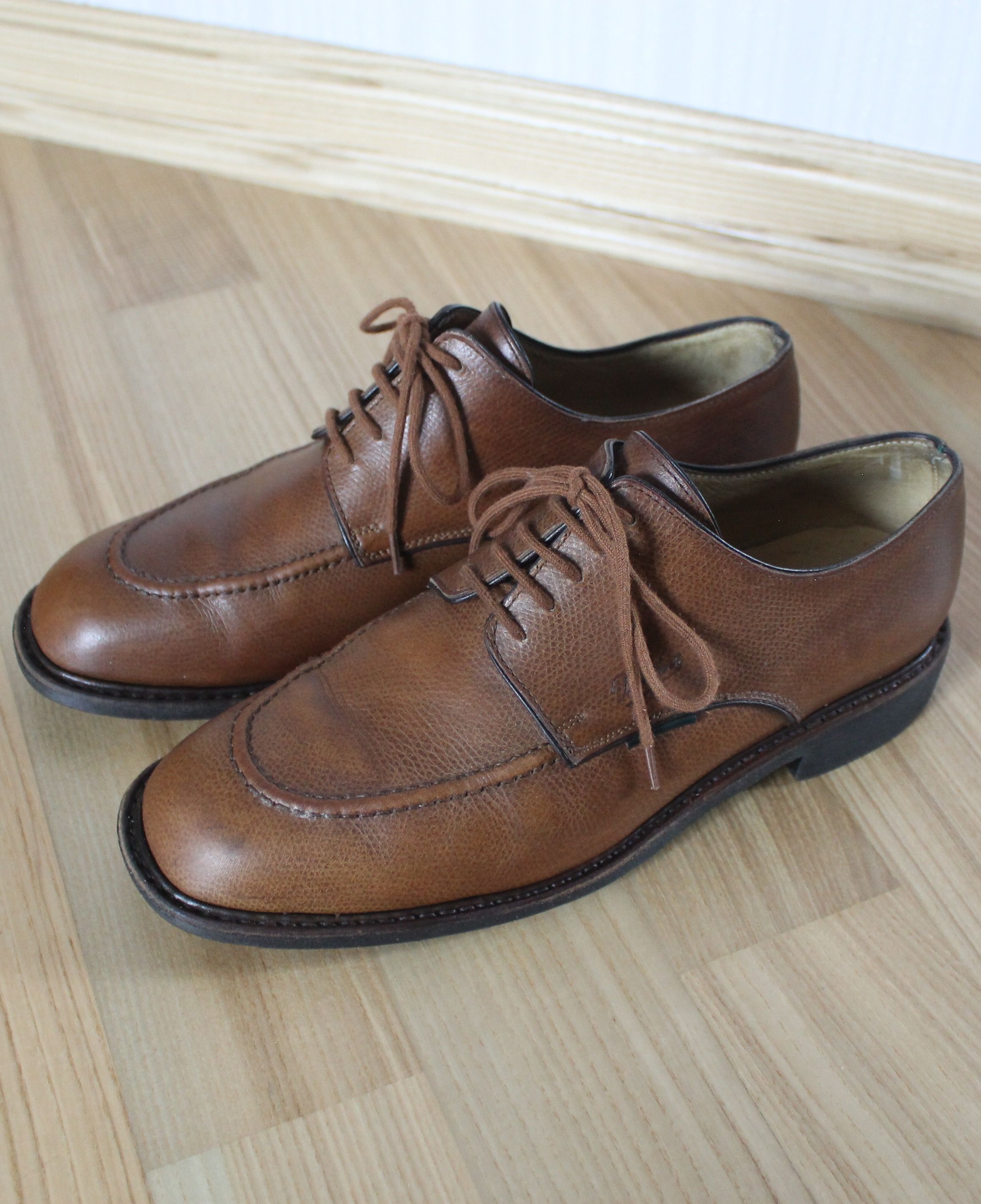 Paraboot Paraboot Brown Leather Made in France Size US 6.5 / EU 39-40 - 2 Thumbnail