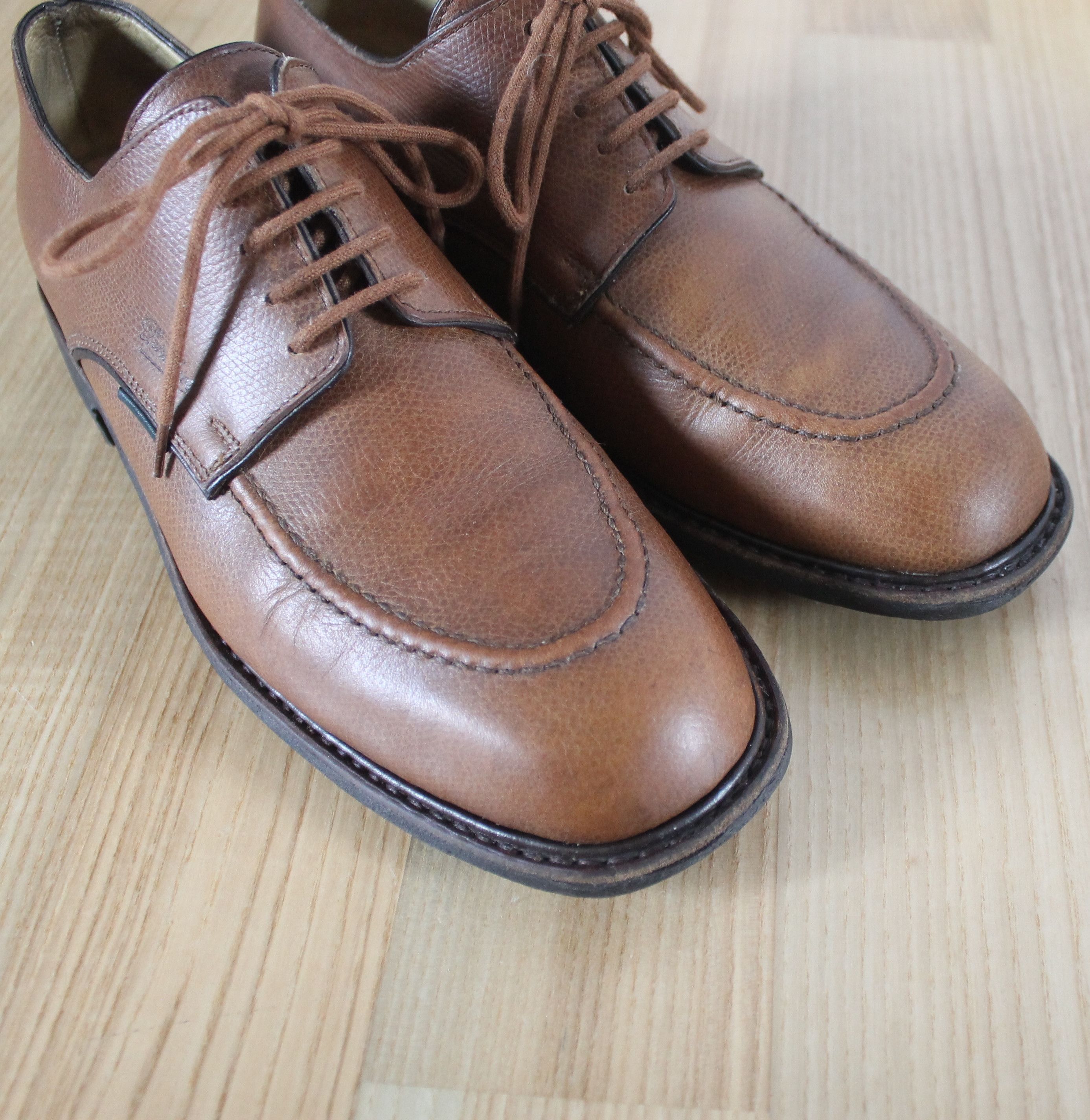 Paraboot Paraboot Brown Leather Made in France Size US 6.5 / EU 39-40 - 12 Thumbnail