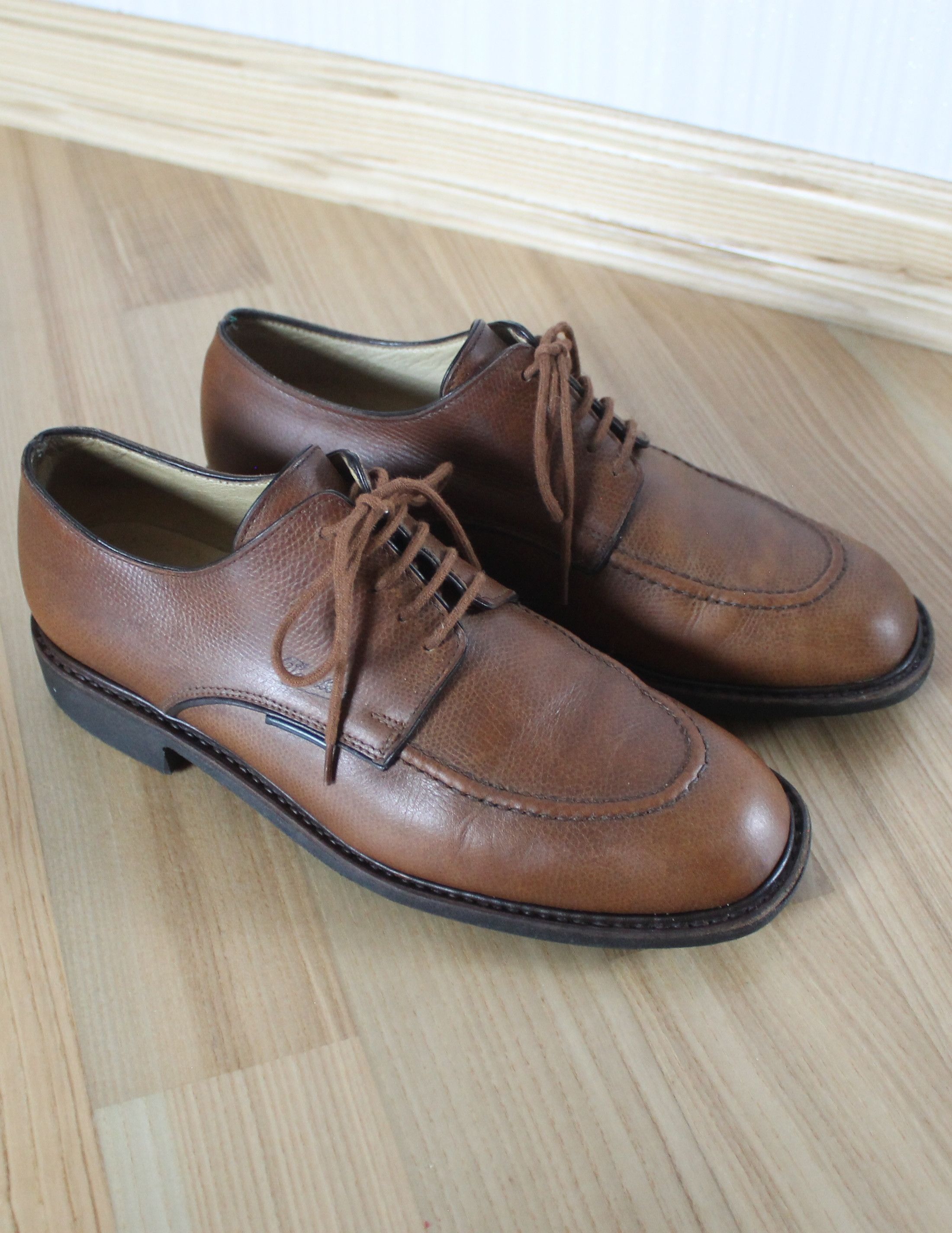 Paraboot Paraboot Brown Leather Made in France Size US 6.5 / EU 39-40 - 1 Thumbnail