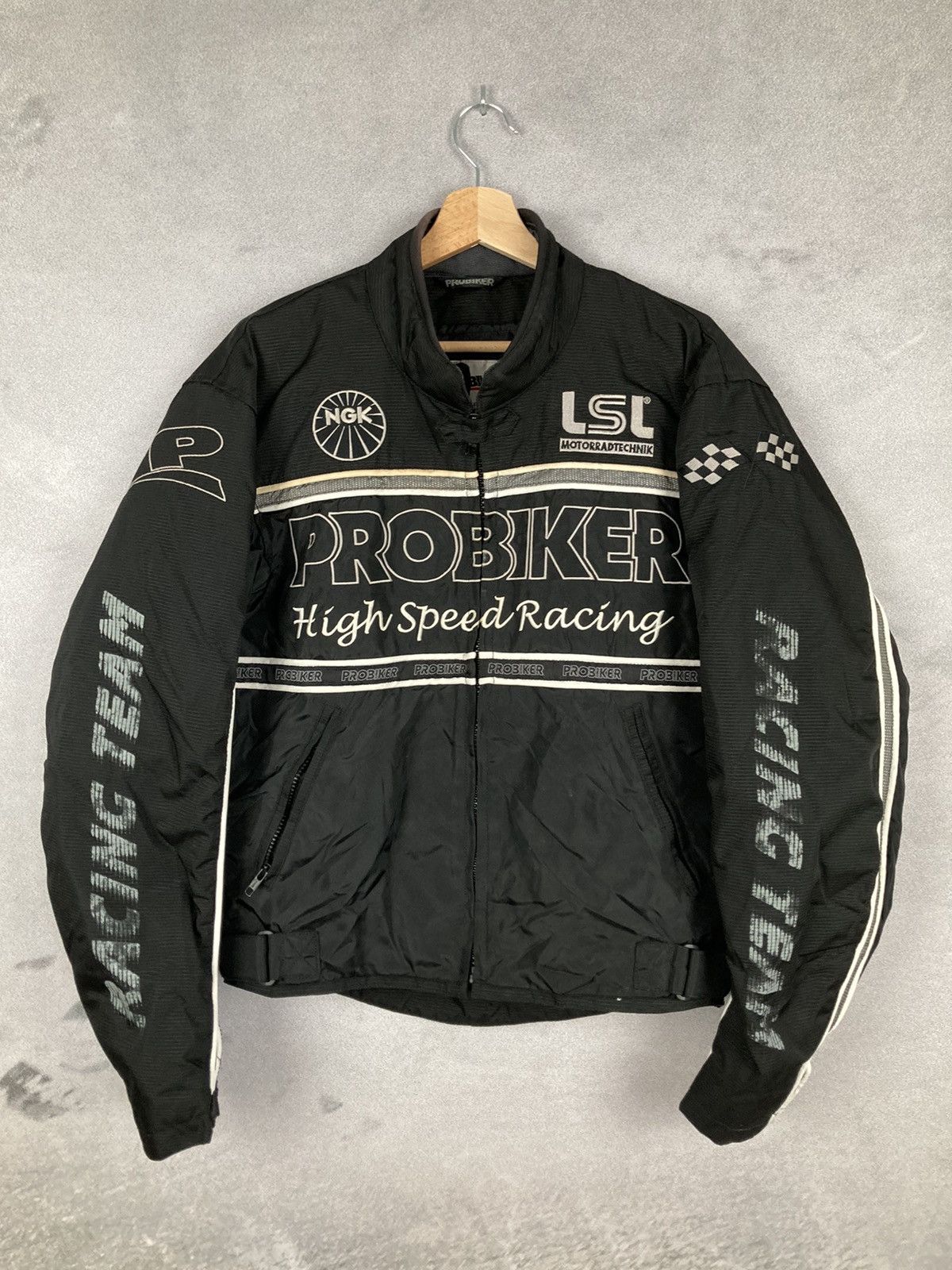 Vintage Vintage Pro Biker Racing Jacket Motorsport 90s Y2K Size US M / EU 48-50 / 2 - 1 Thumbnail